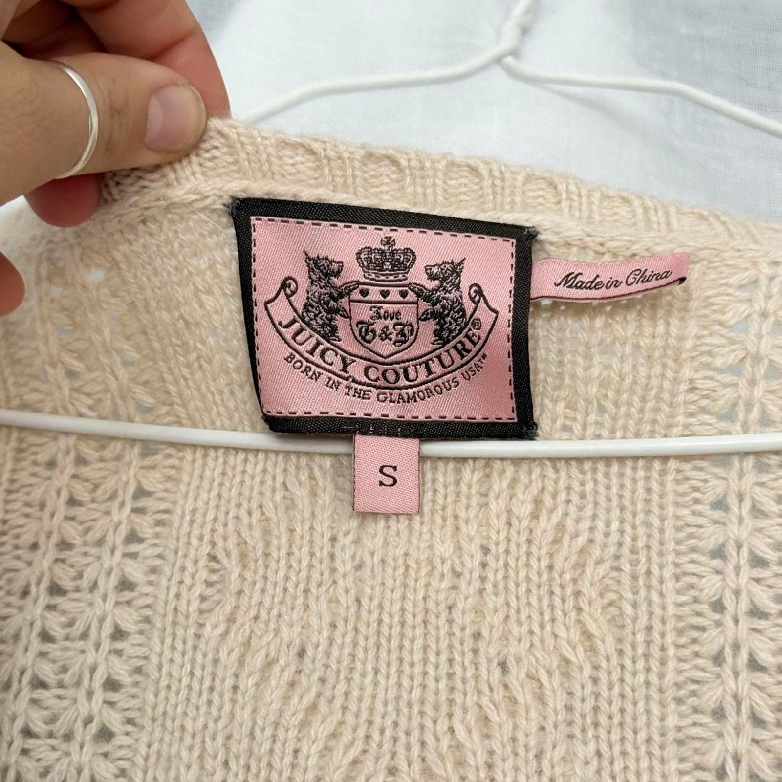 Juicy Couture ✿ juicy couture cable knit sweater babydoll dress ✿ Size S / US 4 / IT 40 - 4 Thumbnail