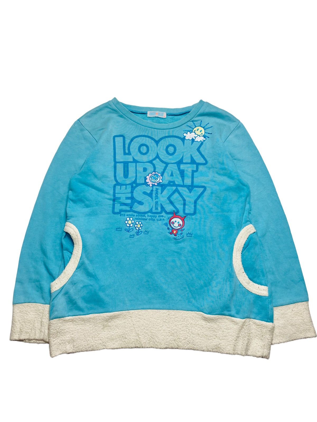 Angel Blue 2000s Angel Blue - Look Up At The Sky Sweatshirt Size M / US 6-8 / IT 42-44 - 1 Thumbnail