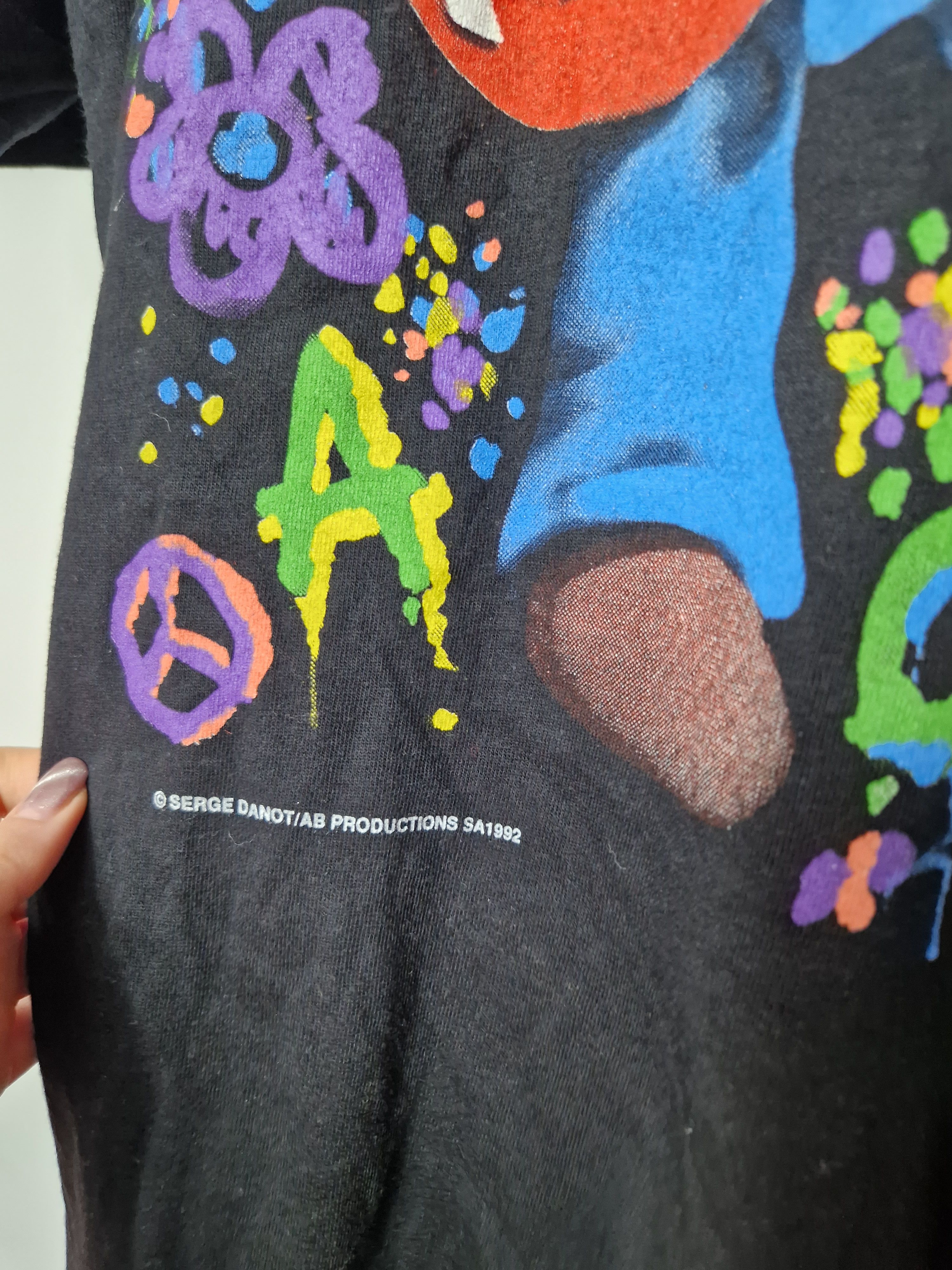 Vintage Give Peace a Chance Serge Danot 1992 vintage rare tee Size US XL / EU 56 / 4 - 7 Thumbnail