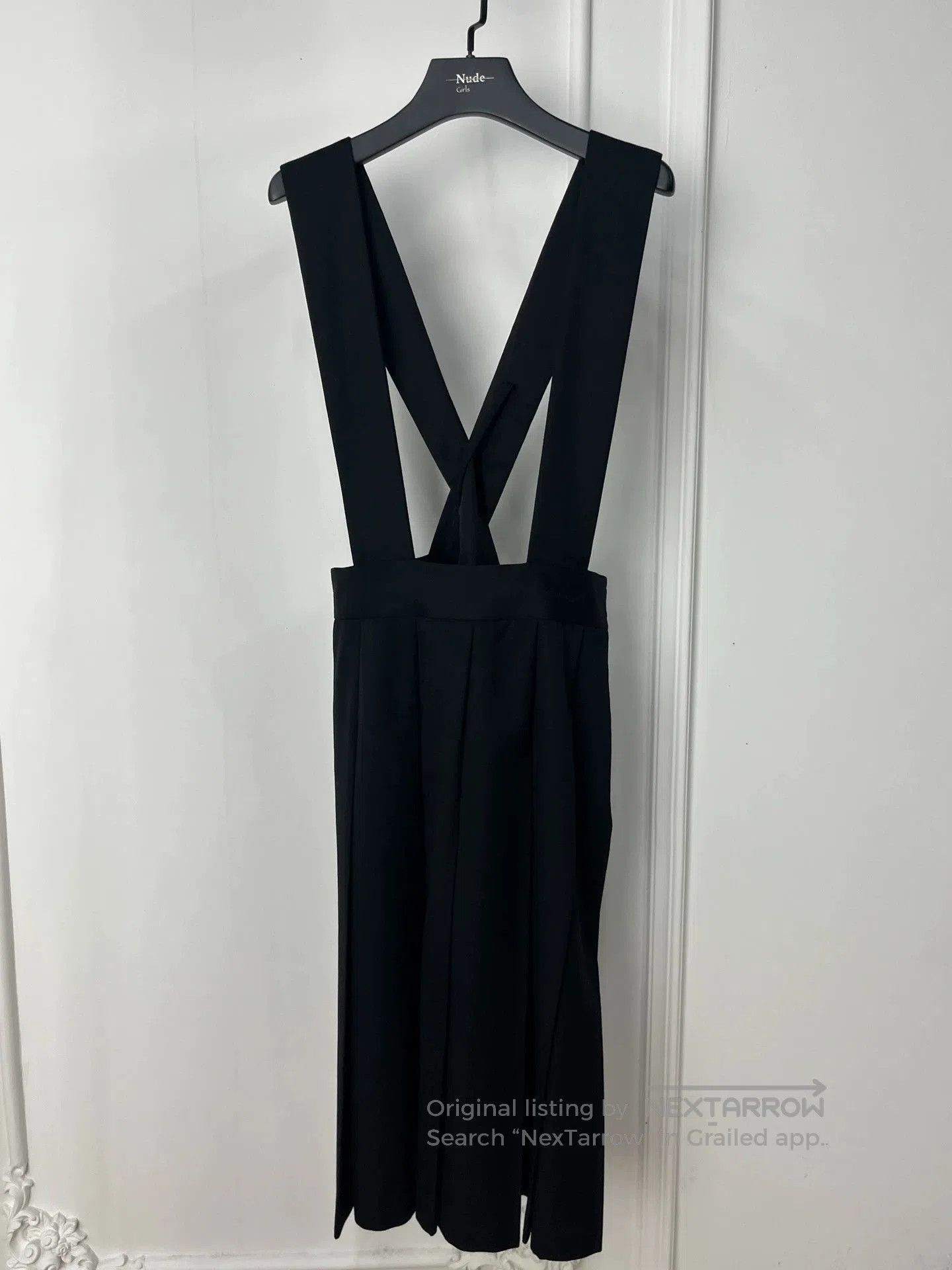 Comme des Garcons Comme des Garcons Wool Suspender Dress. Size US 26 / EU 42 - 1 Thumbnail