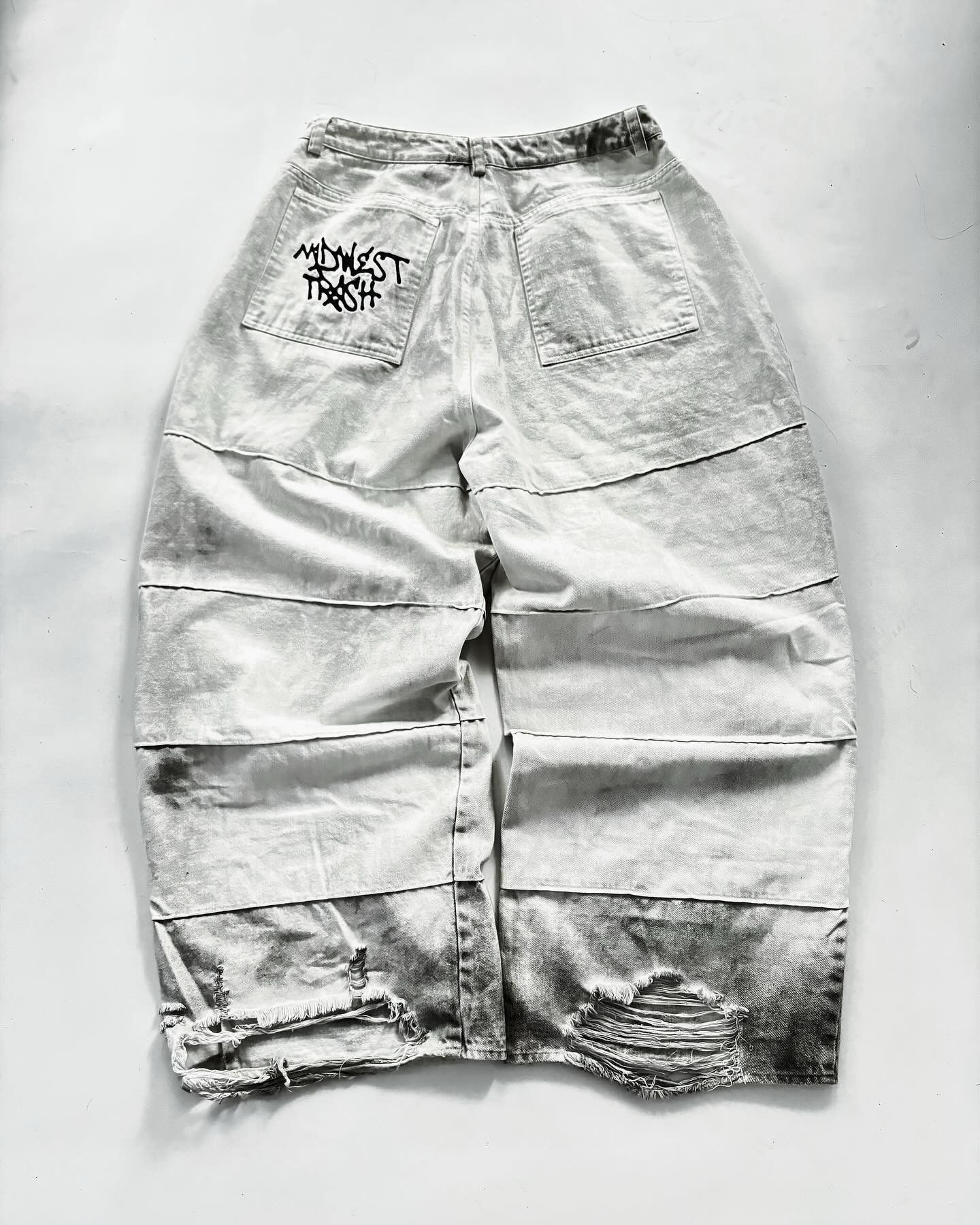 Vintage Harajuku Ripped Punk Jean Size 36" / US 14 / IT 50 - 2 Thumbnail