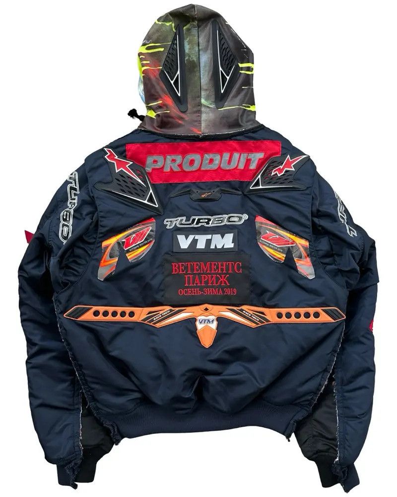 Vetements Vetements A/W 2019 Racing Moto Bomber Jacket Size US XXL / EU 58 / 5 - 2 Thumbnail