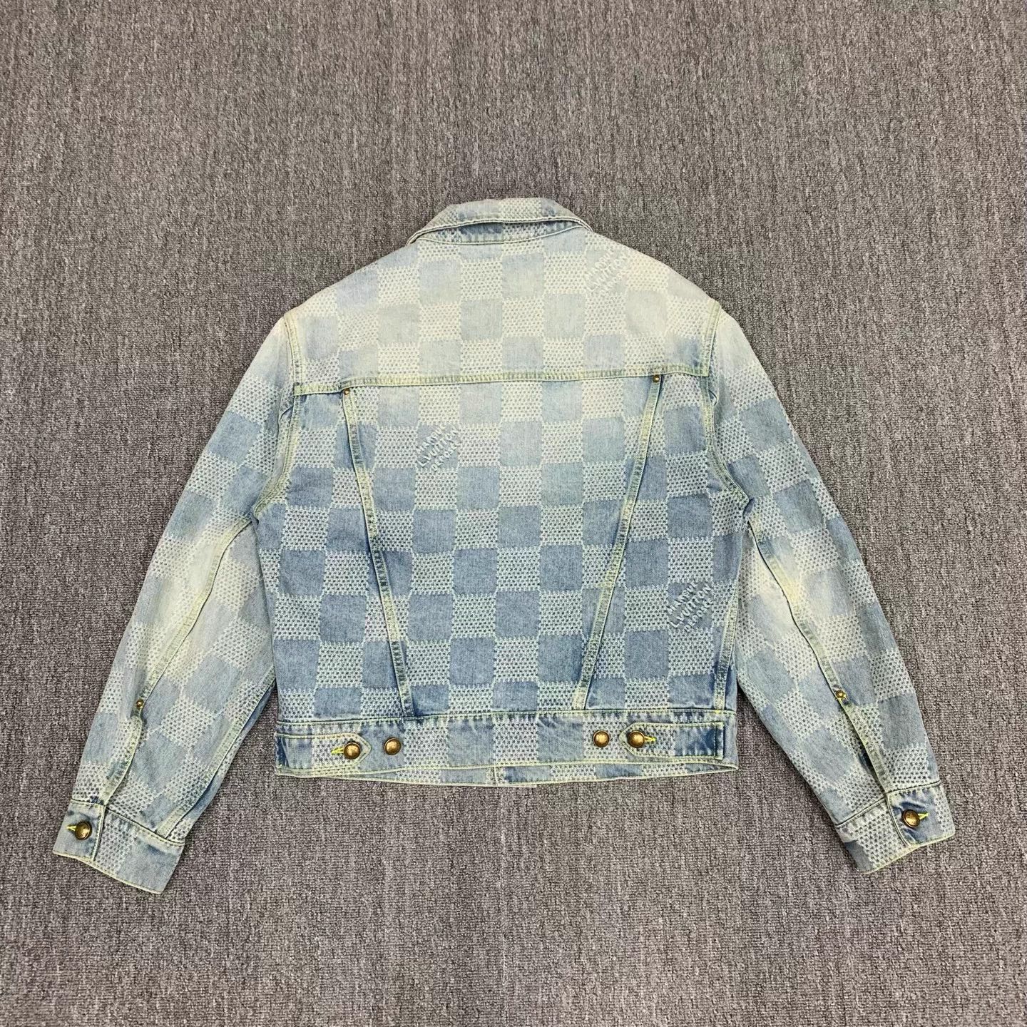 Louis Vuitton Louis Vuitton Damier Denim Jacket 98 New Size US M / EU 48-50 / 2 - 2 Thumbnail