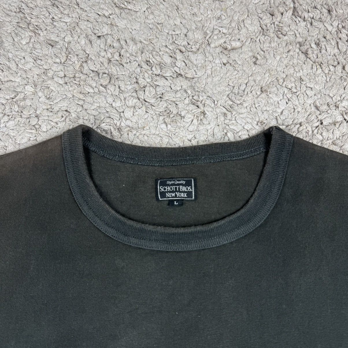 Schott Vintage Schott NYC One Star Leather Pocket T-shirt Size US L / EU 52-54 / 3 - 9 Thumbnail