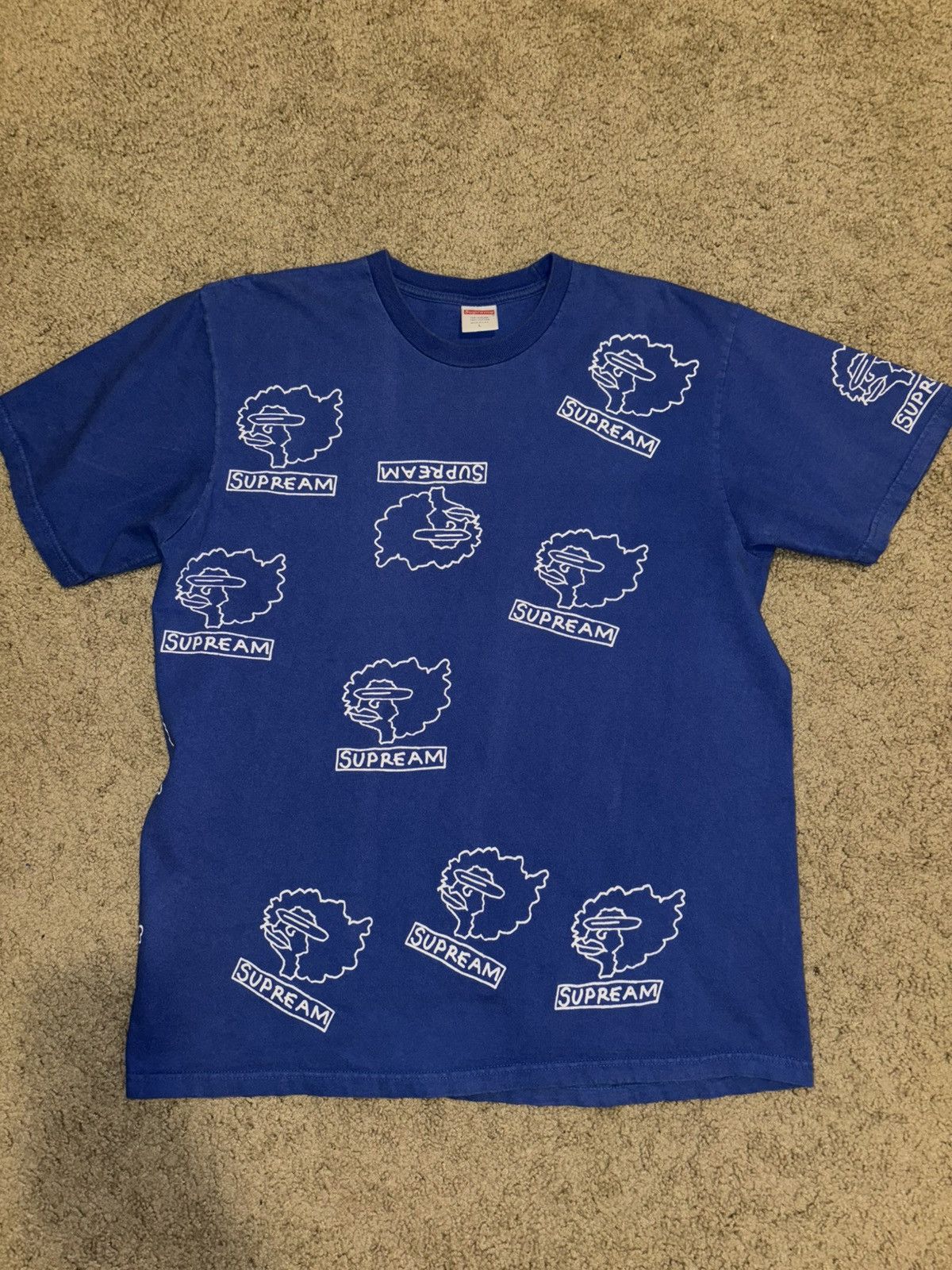 Supreme Supreme Gonz Heads Tee (Royal) Size US L / EU 52-54 / 3 - 1 Thumbnail
