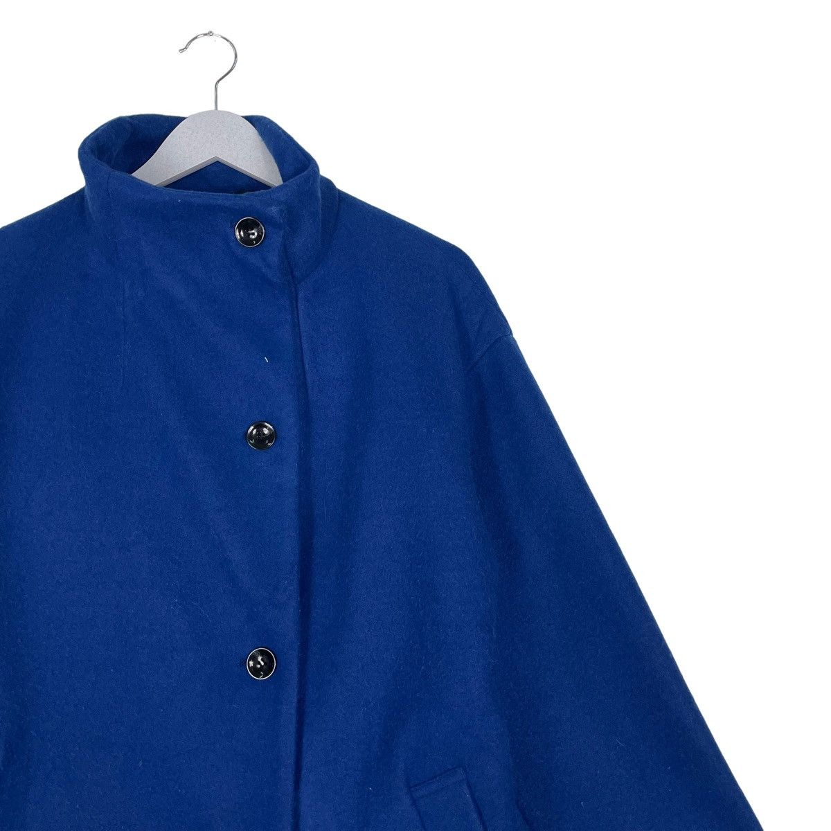Comme Ca Ism × Japanese Brand 💥COMME CA ISM OVERCOAT BUTTON ROYAL BLUE JACKET Size US L / EU 52-54 / 3 - 5 Thumbnail