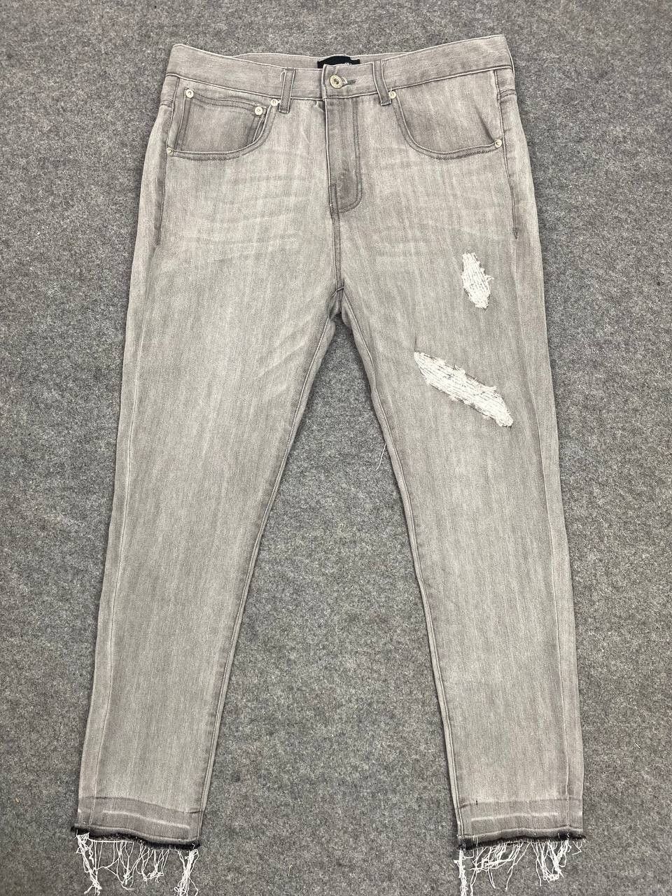 Japanese Brand rubik japanese brand distresse reworked stretch denim Size US 34 / EU 50 - 5 Thumbnail
