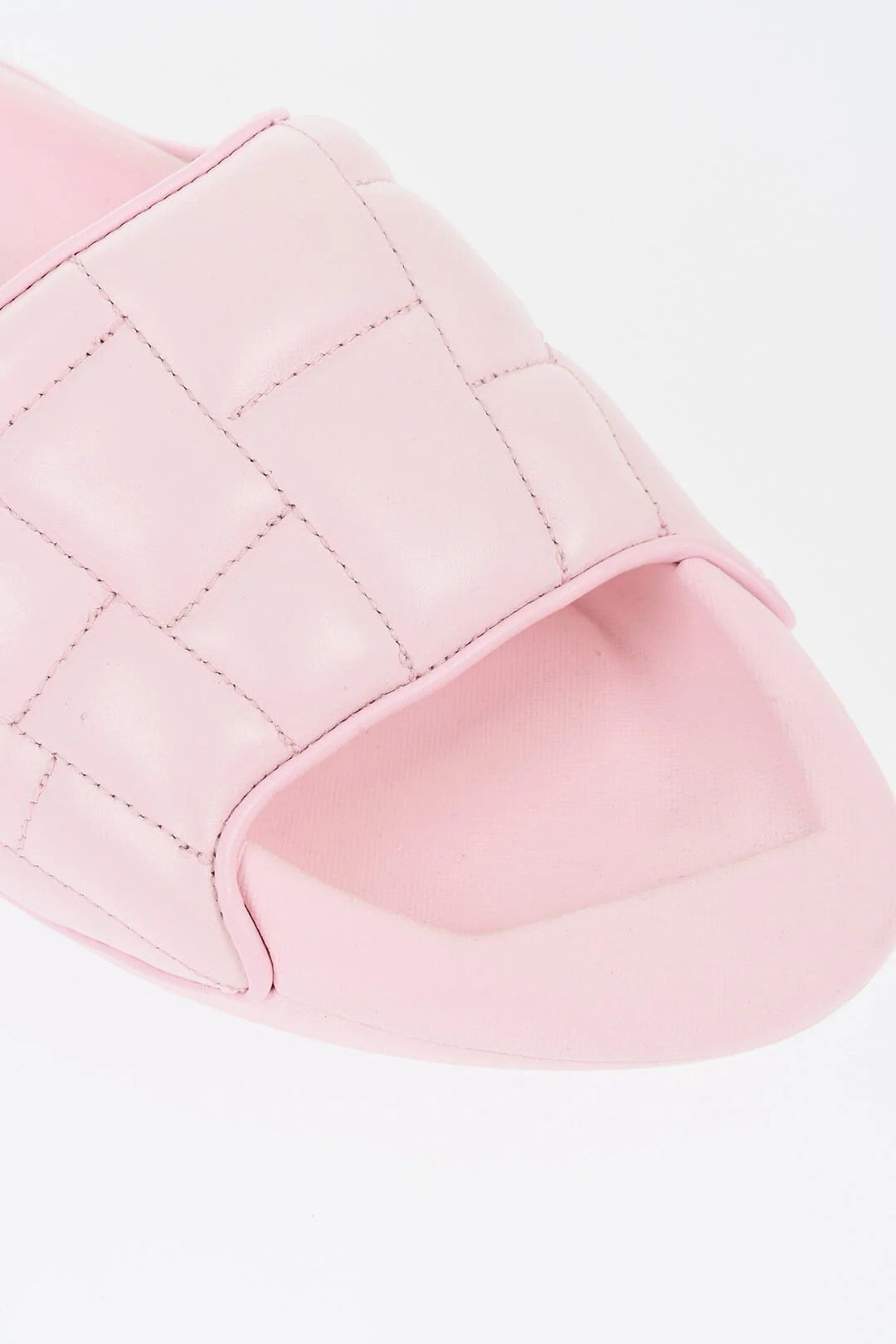 Balmain og1mm0326 Quilted Leather Sandals in Pink Size US 9 / IT 39 - 4 Thumbnail