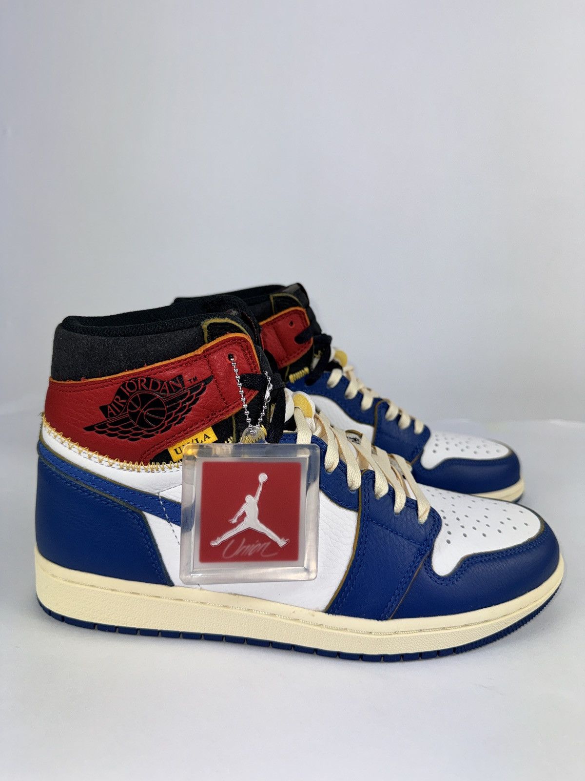 Jordan Brand JORDAN 1 RETRO UNION LOS ANGELES STORM BLUE SNEAKERS Size US 9.5 / EU 42-43 - 5 Thumbnail