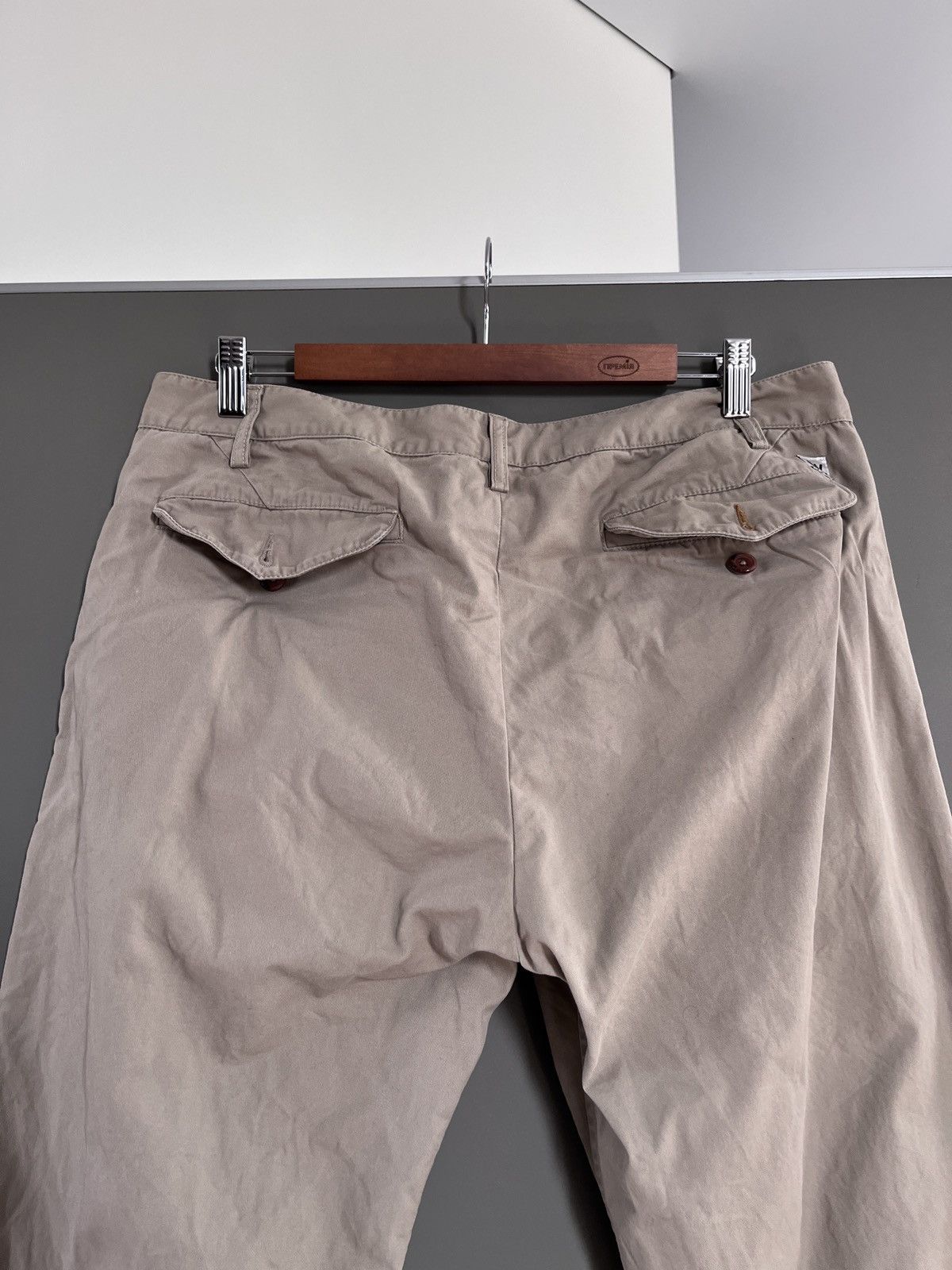 Universal Works Universal Works Beige Slim Chino Pants Size US 34 / EU 50 - 9 Thumbnail