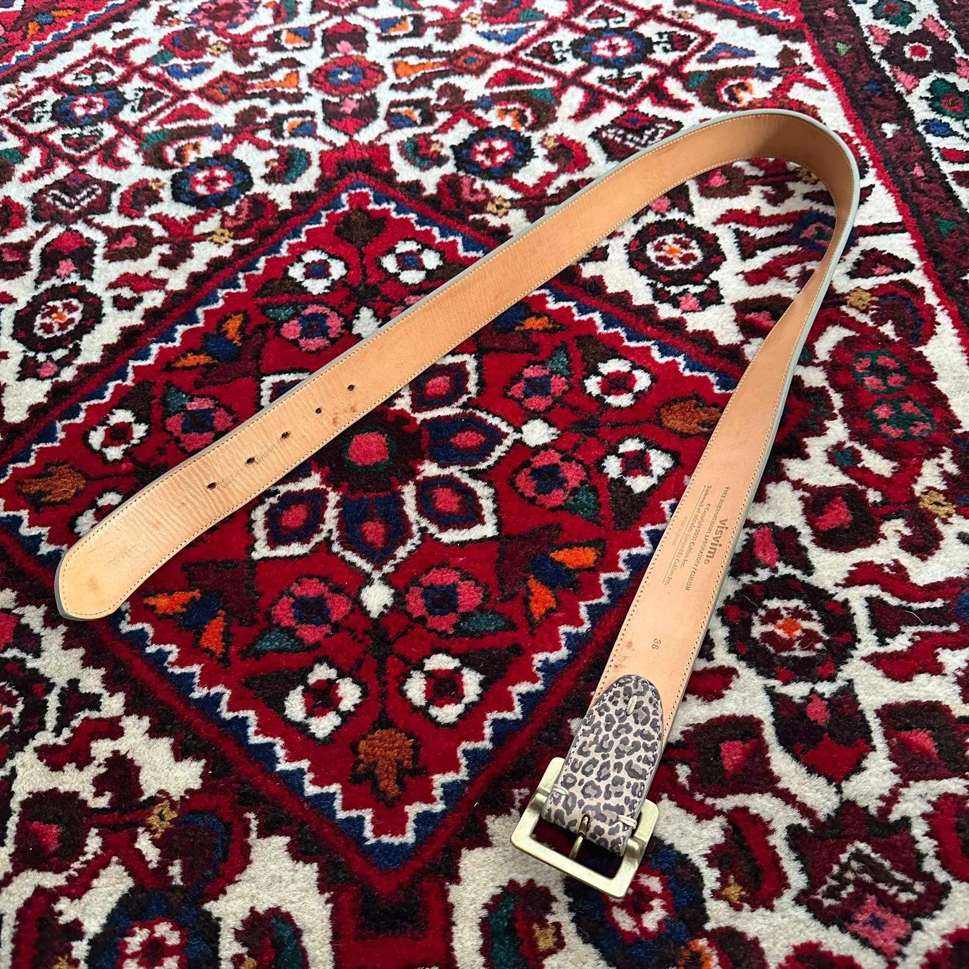 Visvim visvim 17ss leopard belt 36 Size 36 - 5 Thumbnail