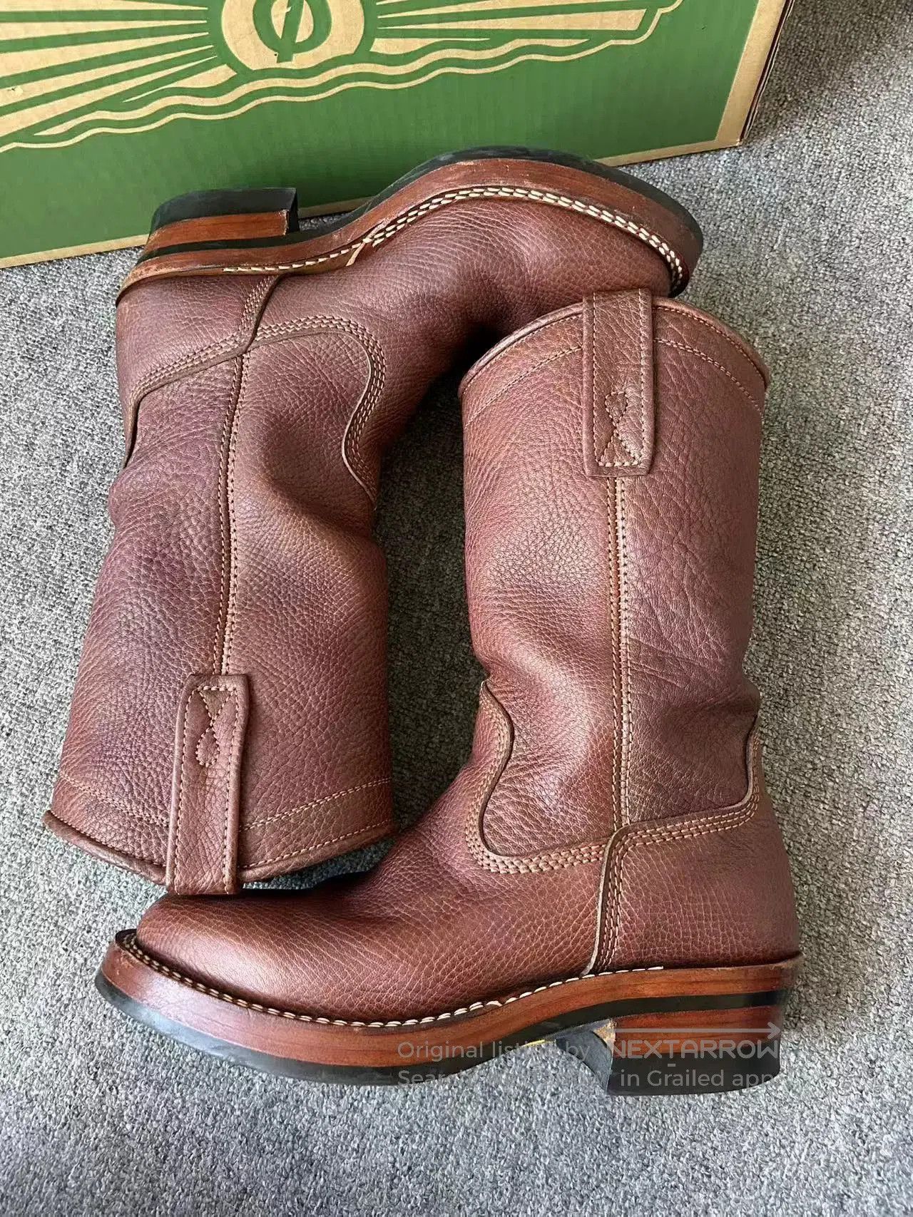 Other zerrow's engineer cowboy boots size 9. Size US 9 / EU 42 - 3 Thumbnail