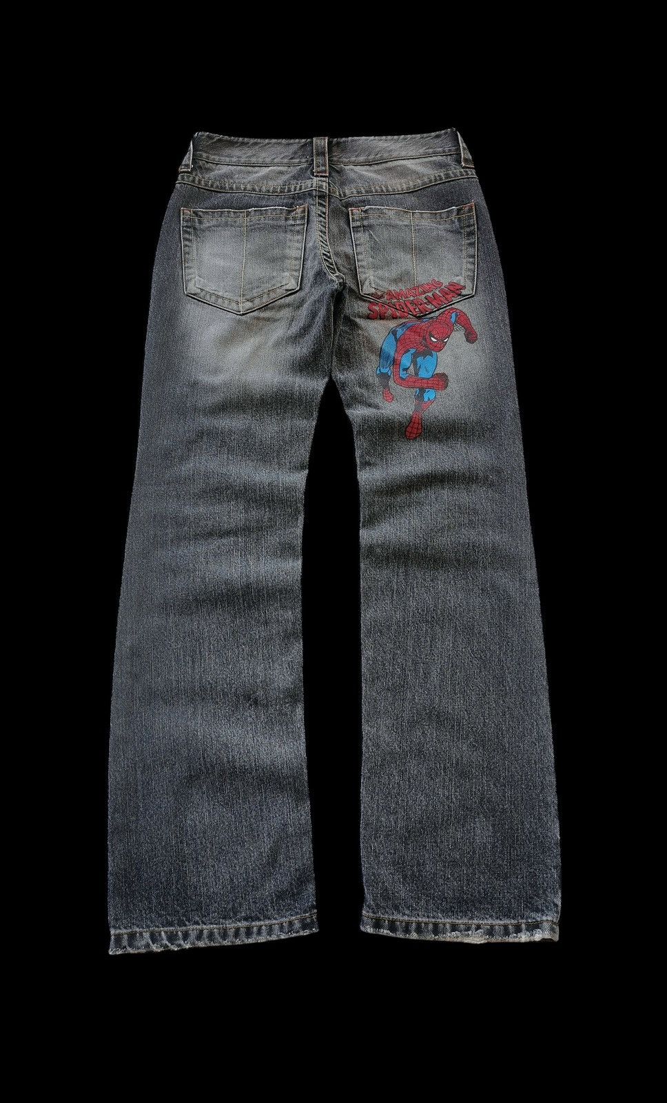Vintage Vintage Switch Marvel Comics Distressed Denim Jeans 30x32.5 Size US 30 / EU 46 - 6 Thumbnail
