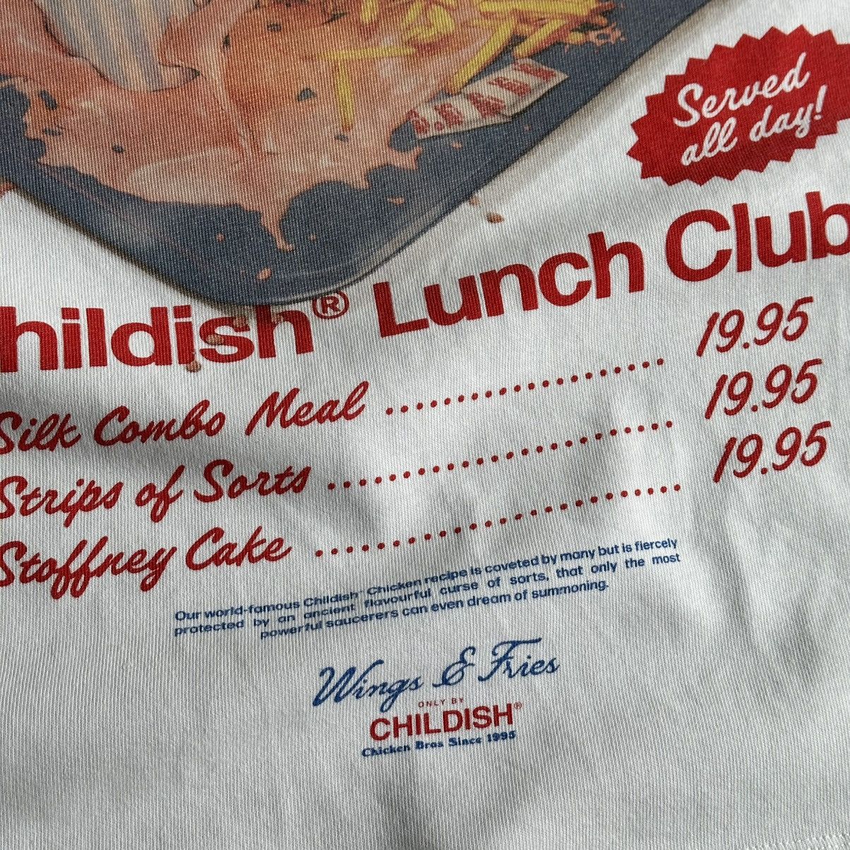 CHILDS 1995 Childish Chicken Lunch Club Box Tee Size US M / EU 48-50 / 2 - 7 Thumbnail