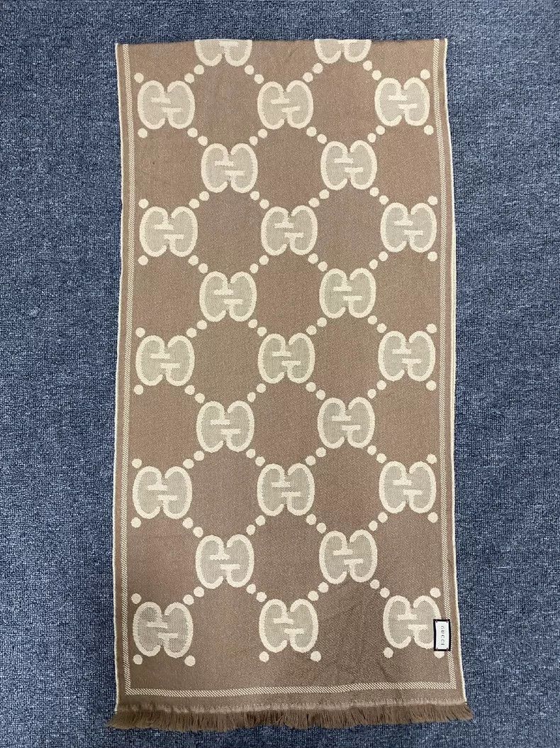 Gucci Gucci Double-sided full-print old flower scarf 2501-Nextarr Size ONE SIZE - 1 Thumbnail