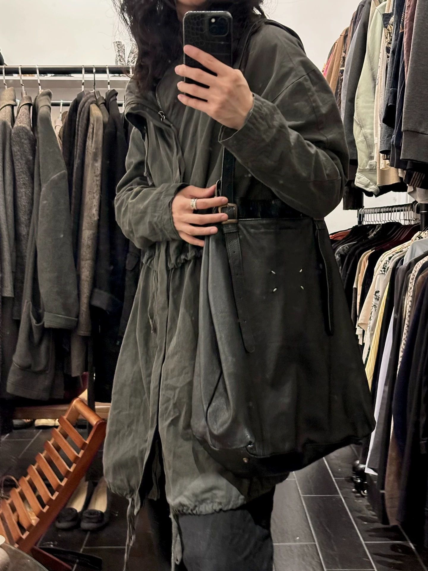 Damir Doma Damir Doma Distressed Oversized Stand Collar Trench Size US XS / EU 42 / 0 - 2 Thumbnail