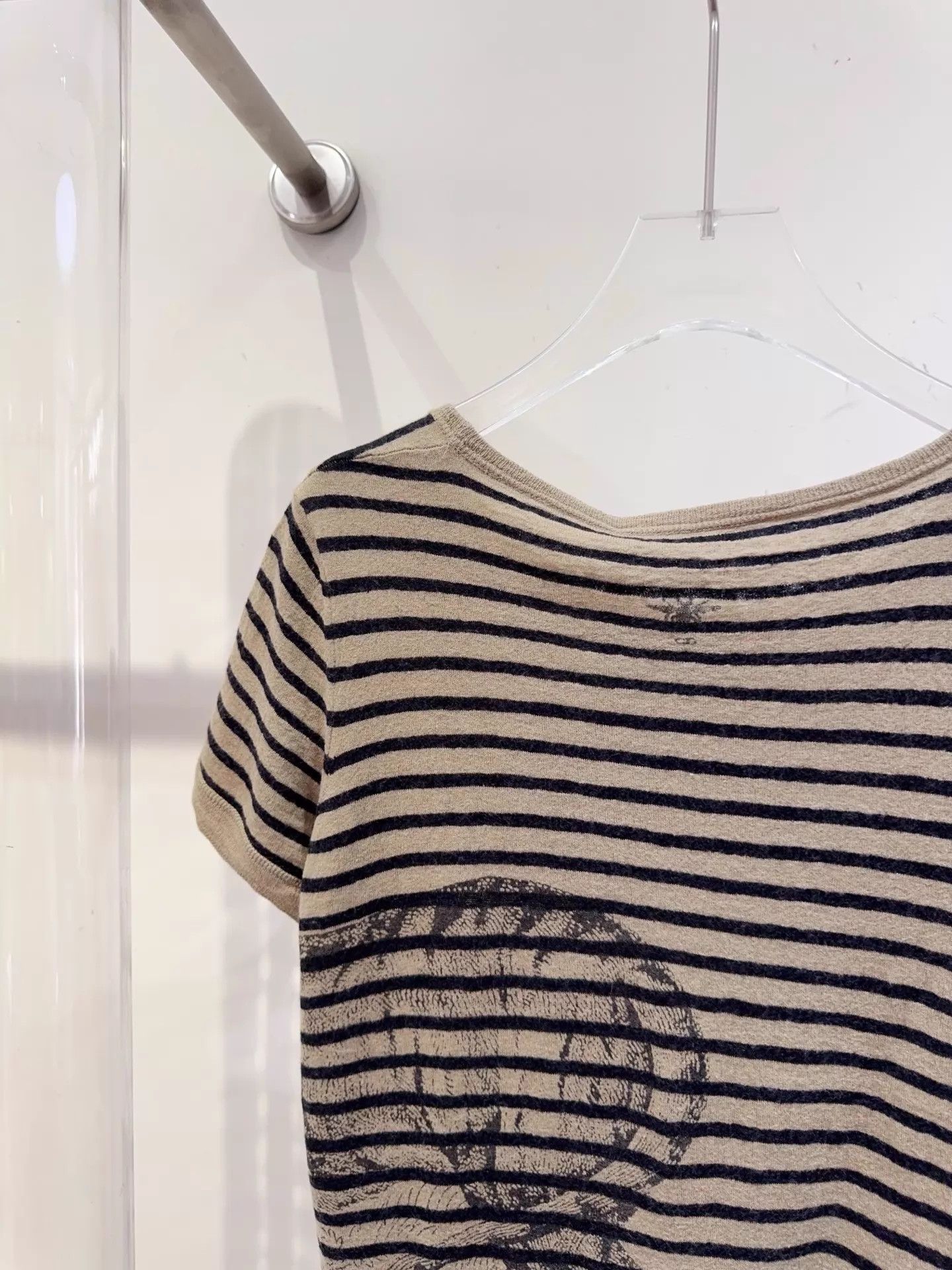 Dior Dior Jungle Tiger Striped Colorblocked Knit S/S F38 Size S / US 4 / IT 40 - 6 Thumbnail