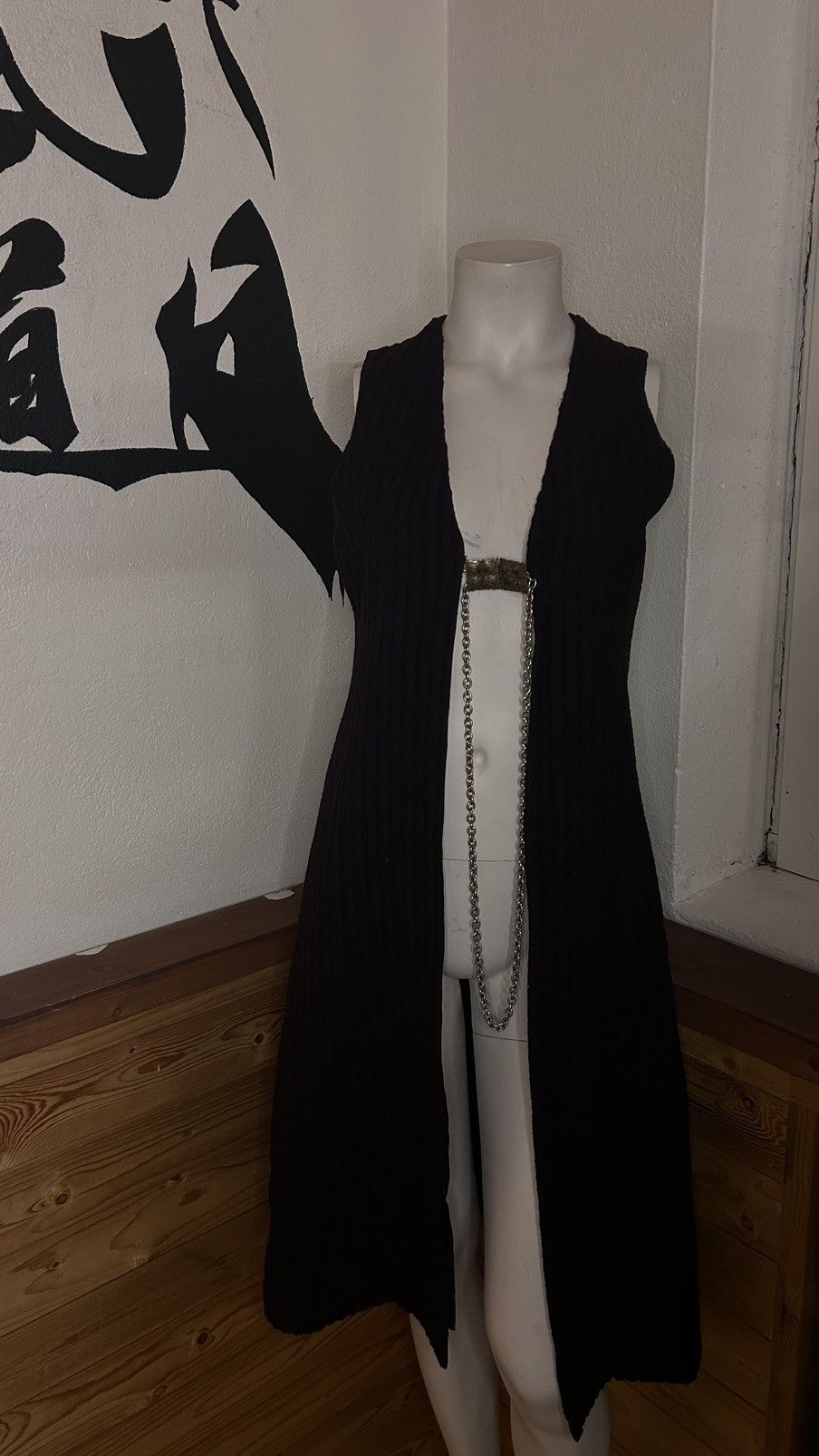 Vintage Avant Garde Long Vest Size S / US 4 / IT 40 - 2 Thumbnail