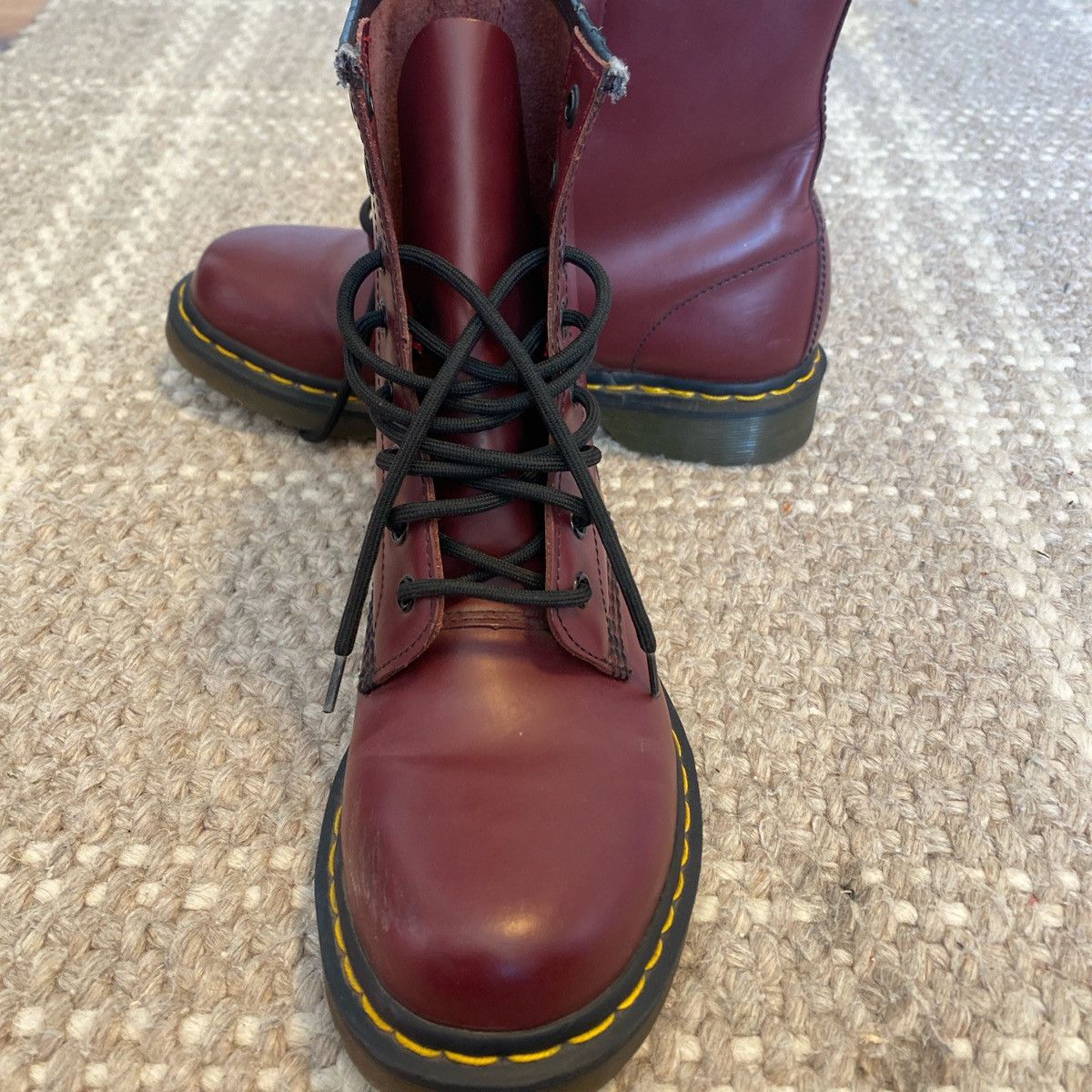 Dr. Martens Dr Martens Cherry Red shoes Size US 7 / EU 40 - 3 Thumbnail