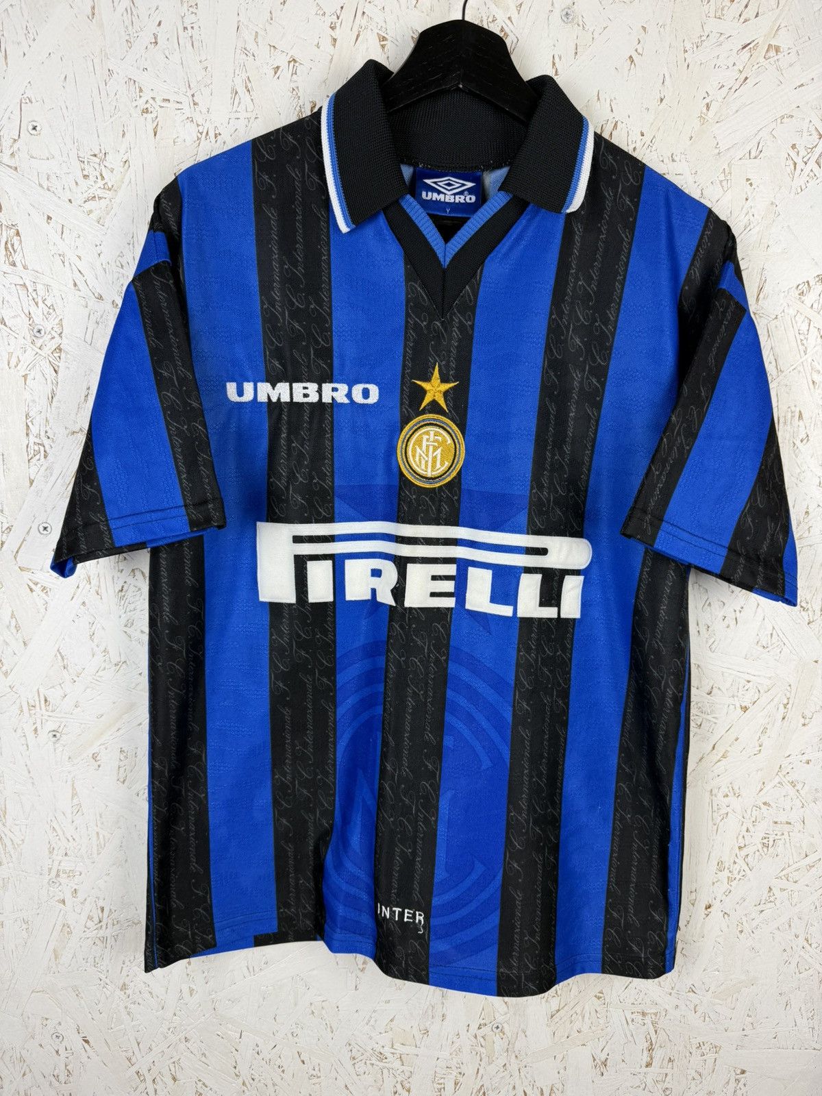 Umbro 90s Umbro Inter Milan 1997/98 Home Kit Soccer Jersey ~S Size US S / EU 44-46 / 1 - 1 Thumbnail