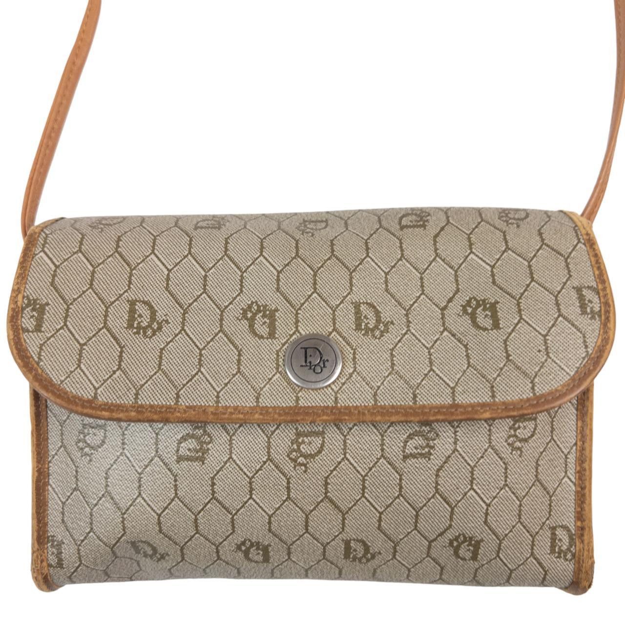 Dior Vintage Dior Monogram Cross Body Bag Size ONE SIZE - 1 Thumbnail