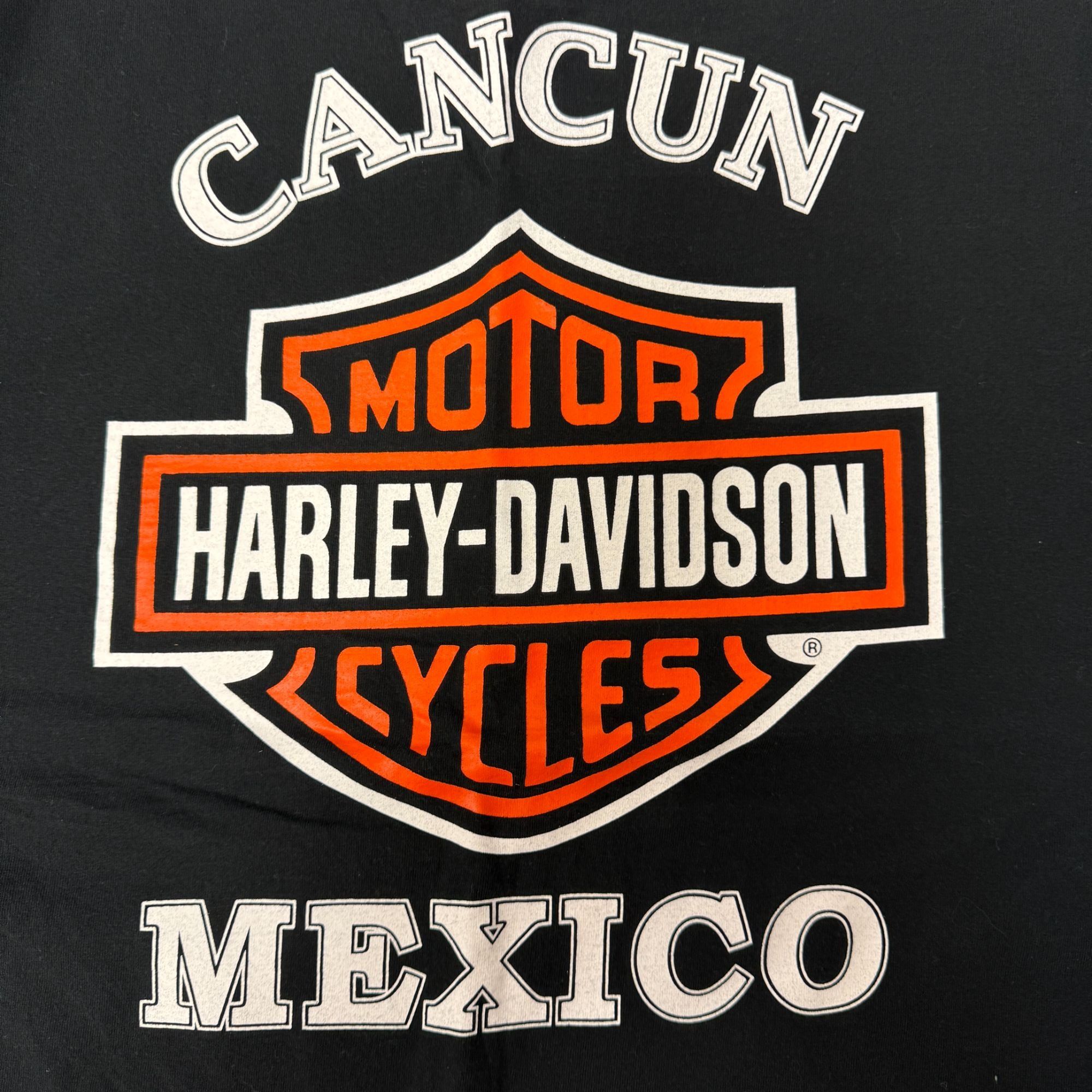 Harley Davidson HARLEY DAVIDSON Motorcycle SHIELD Logo CANCUN MEXICO T Shirt Size US L / EU 52-54 / 3 - 6 Thumbnail