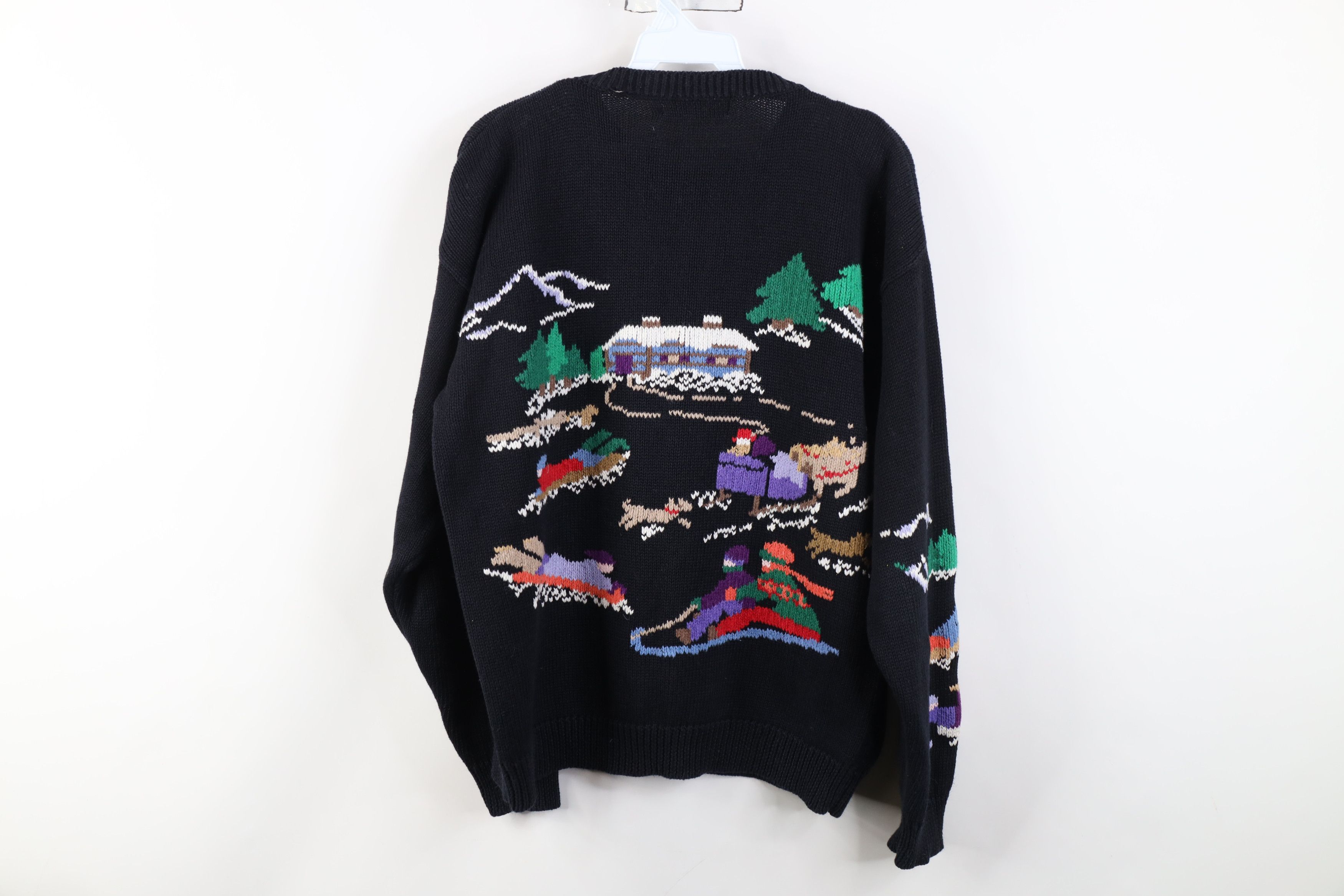 Vintage Vintage 90s Streetwear Christmas Winter Needlepoint Sweater Size M / US 6-8 / IT 42-44 - 11 Thumbnail