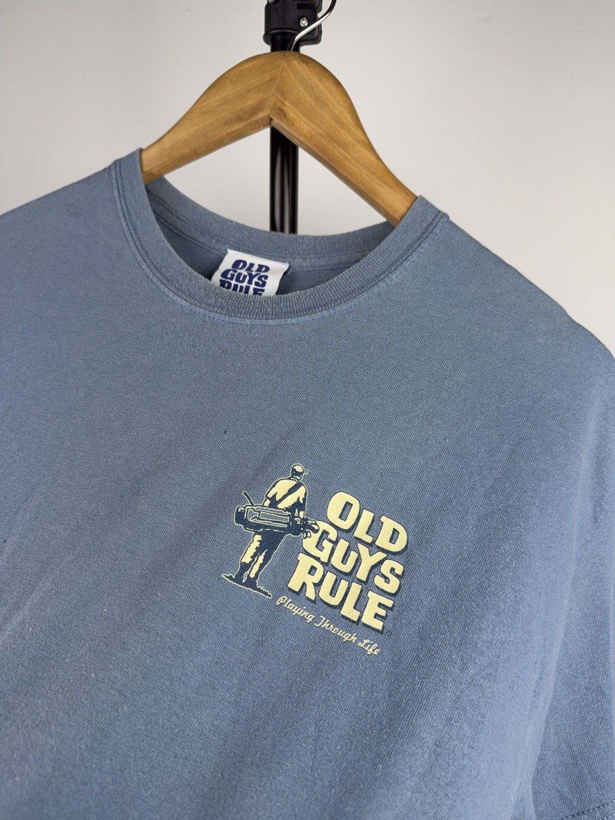 Vintage Vintage 00s Old Guys Rule Golf Graphic T-Shirt Blue Men’s M Size US M / EU 48-50 / 2 - 7 Thumbnail