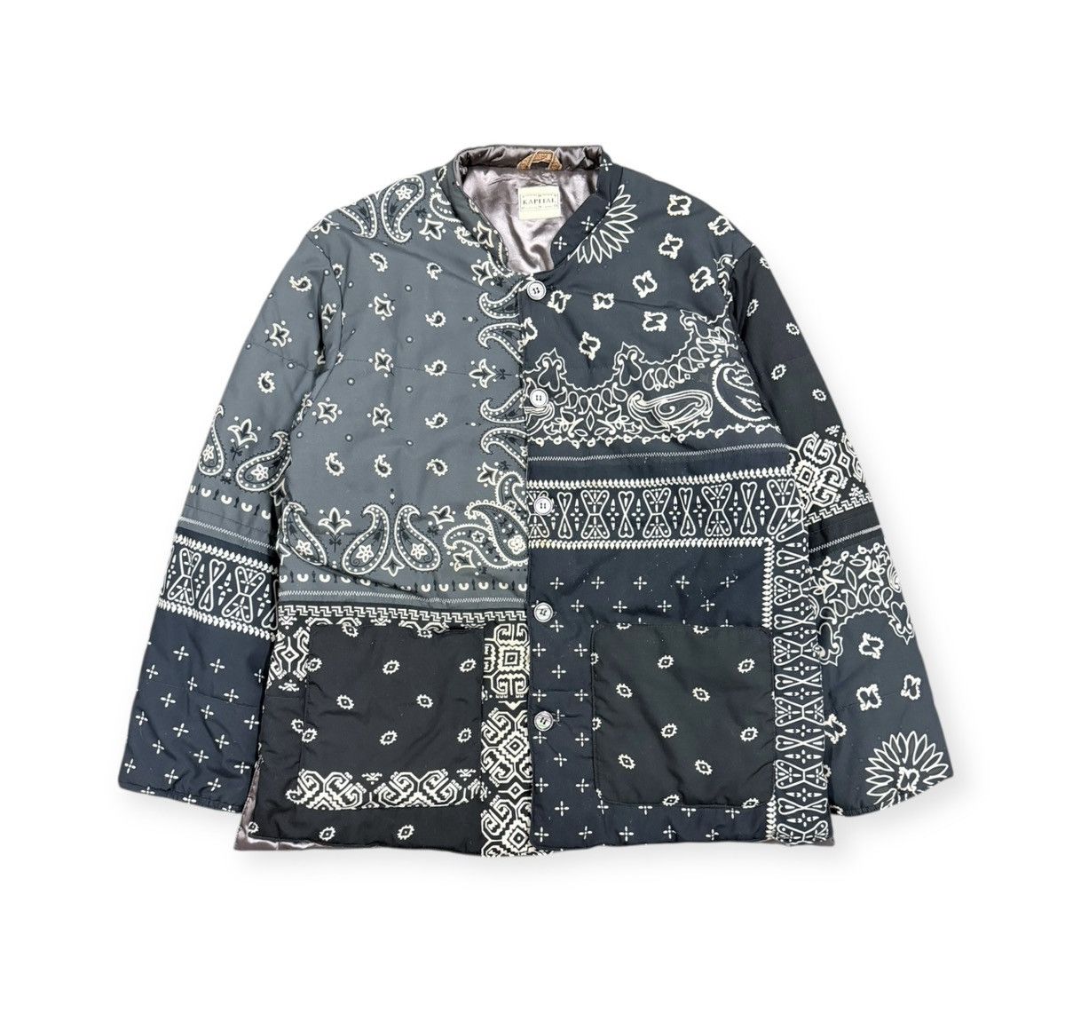Kapital Kountry Kapital Kountry Patchwork Bandana Print Padded Cotton Jacket Size US M / EU 48-50 / 2 - 1 Thumbnail