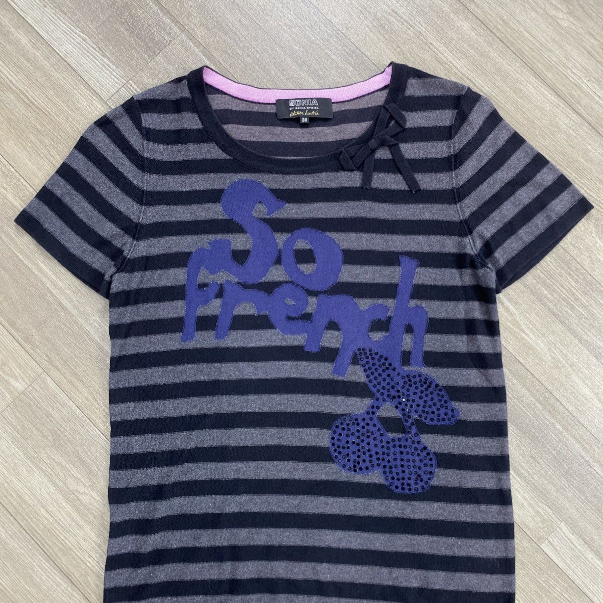 Sonia Rykiel 2000s Sonia Rykiel So French Stripe Ifsixwasnine Goa Lgb Tee Size US S / EU 44-46 / 1 - 2 Thumbnail