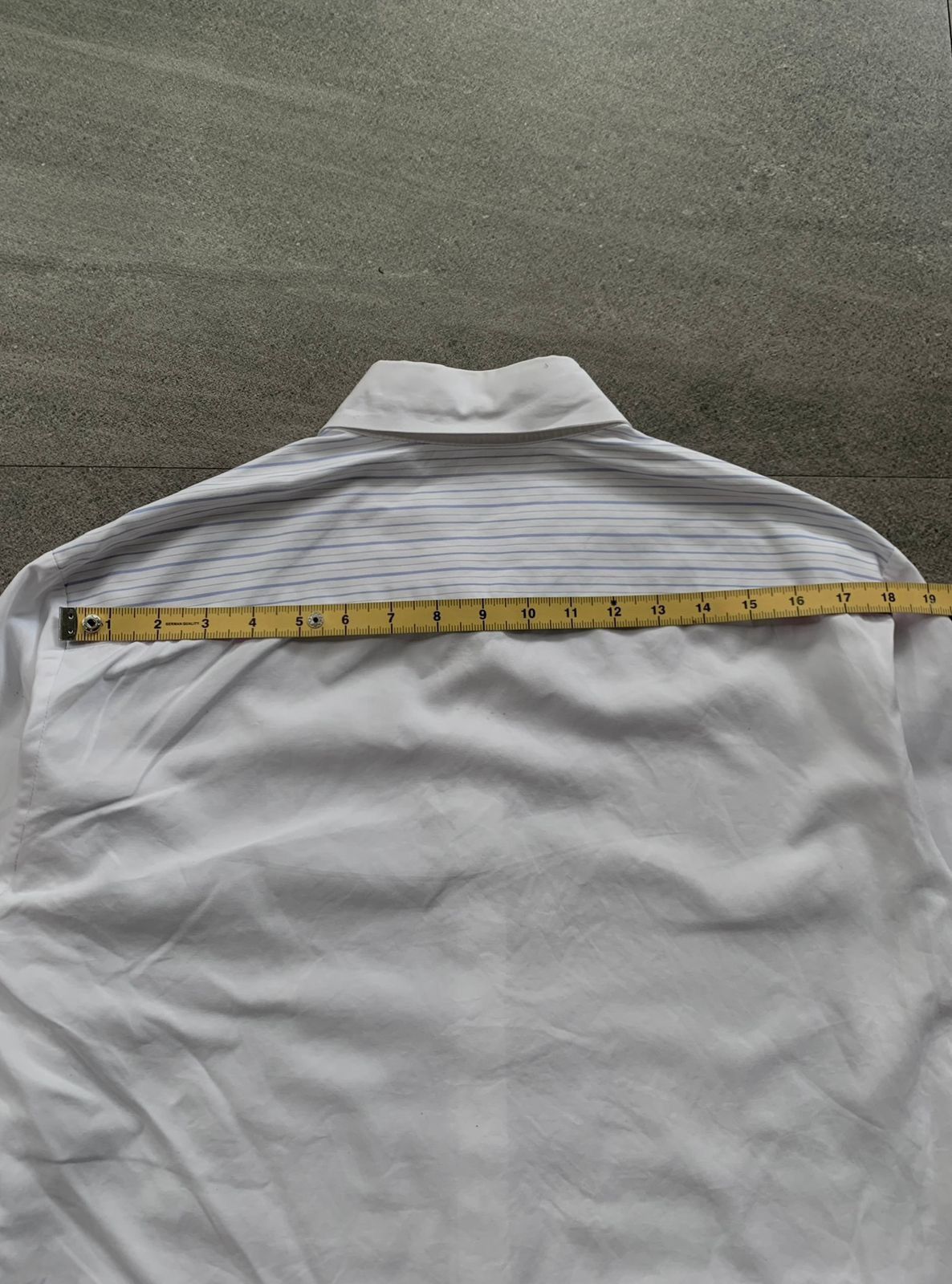 Yohji Yamamoto FREE TAX! Stripe Paneled Shirt Size US L / EU 52-54 / 3 - 12 Thumbnail