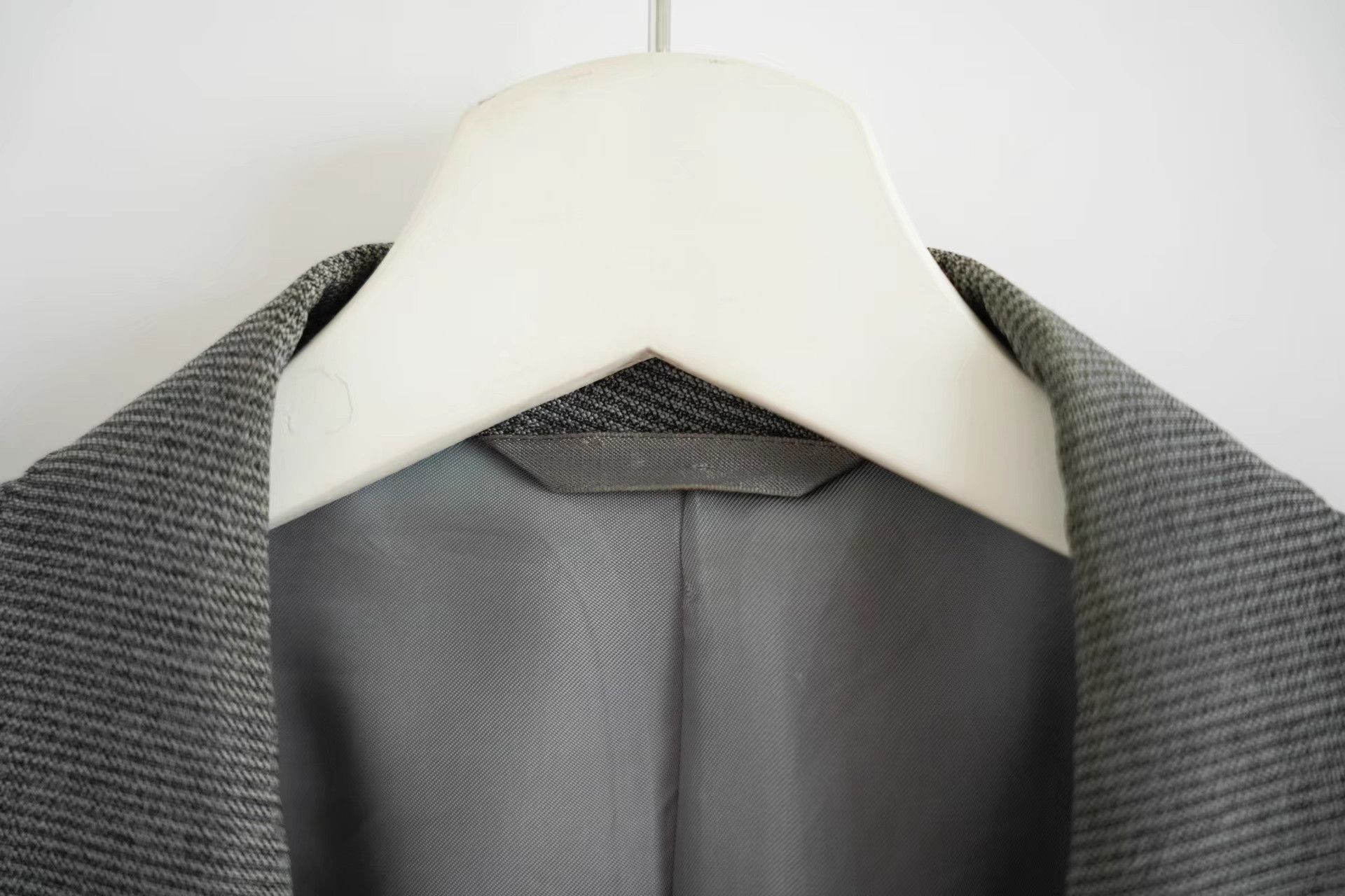 Yohji Yamamoto Yohji Yamamoto 90s Black & Gray Pinstripe Blazer K4 Size US M / EU 48-50 / 2 - 6 Thumbnail