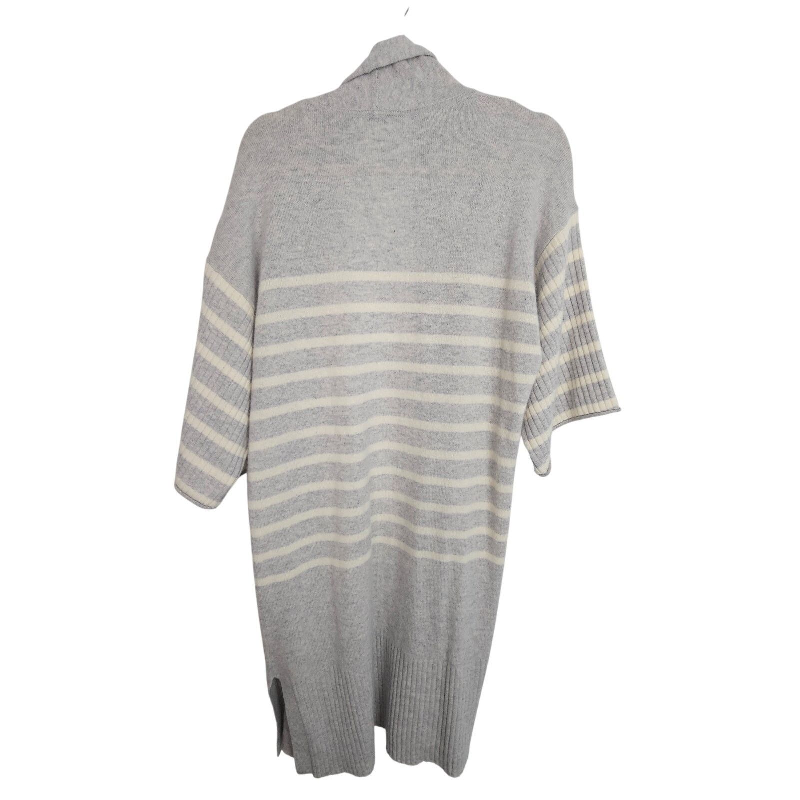 Club Monaco Sweater Cardigan Striped Cashmere Sweater M