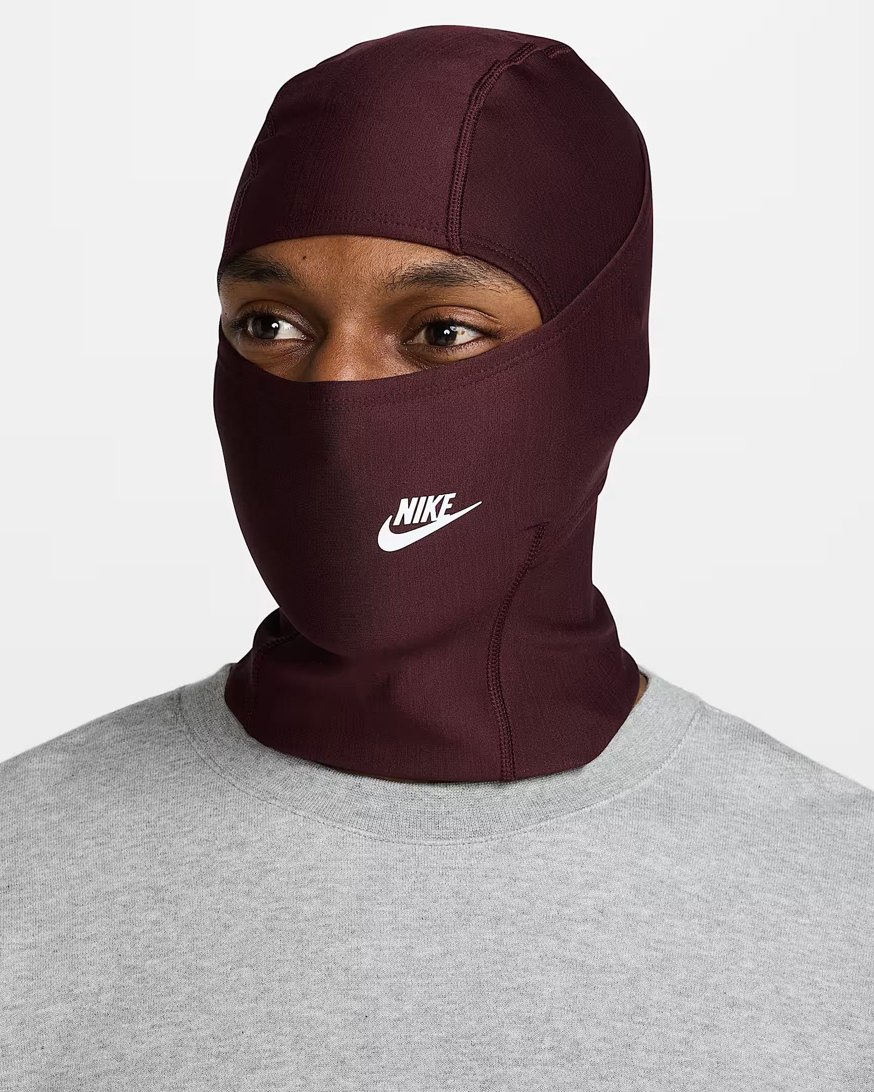 Nike Nike Hood Balaclava Maroon Size ONE SIZE - 3 Thumbnail