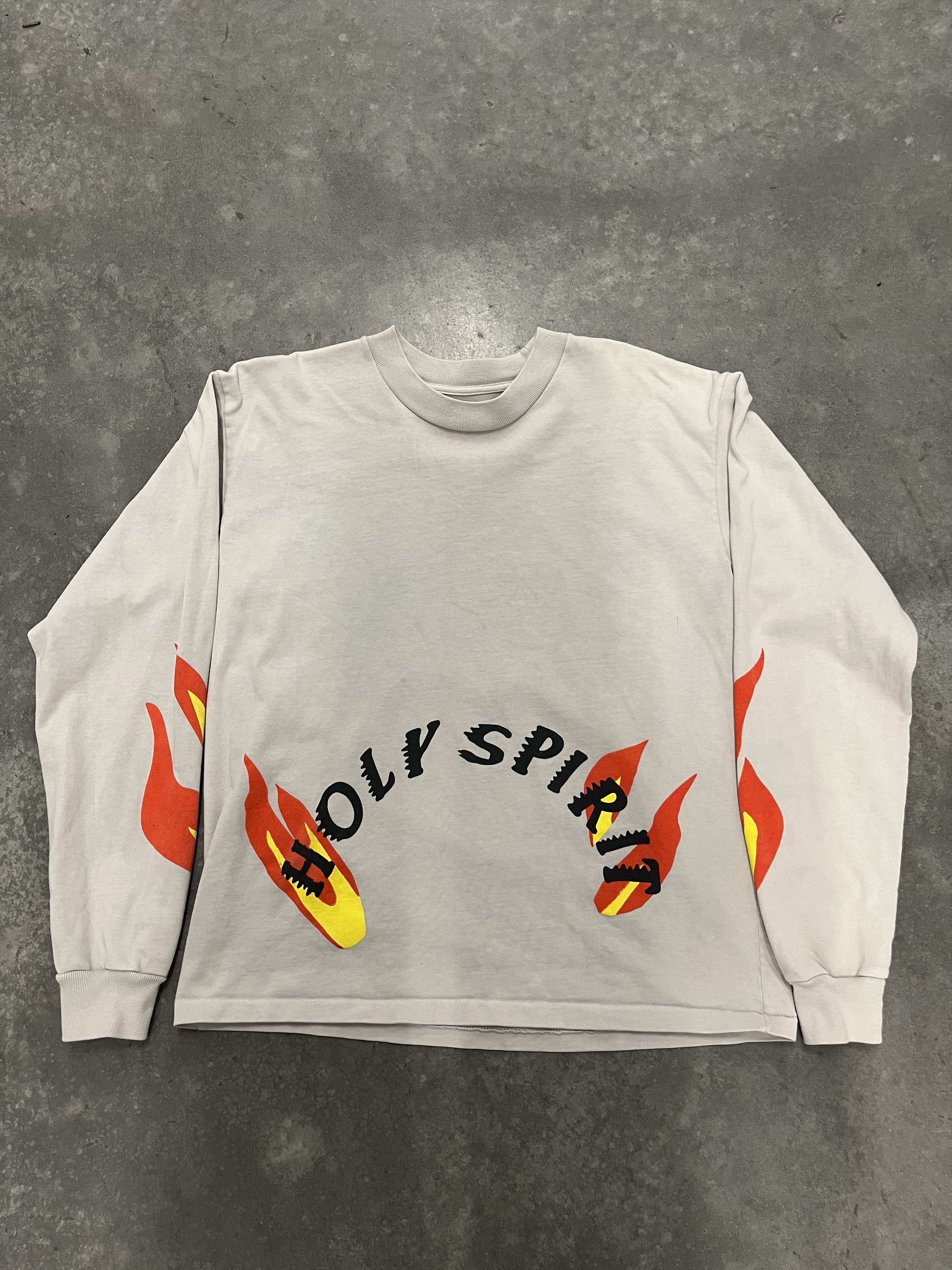 Cactus Plant Flea Market × Kanye West Kanye West Holy Spirit Sunday Service Long sleeve tee Bone Size US S / EU 44-46 / 1 - 1 Thumbnail