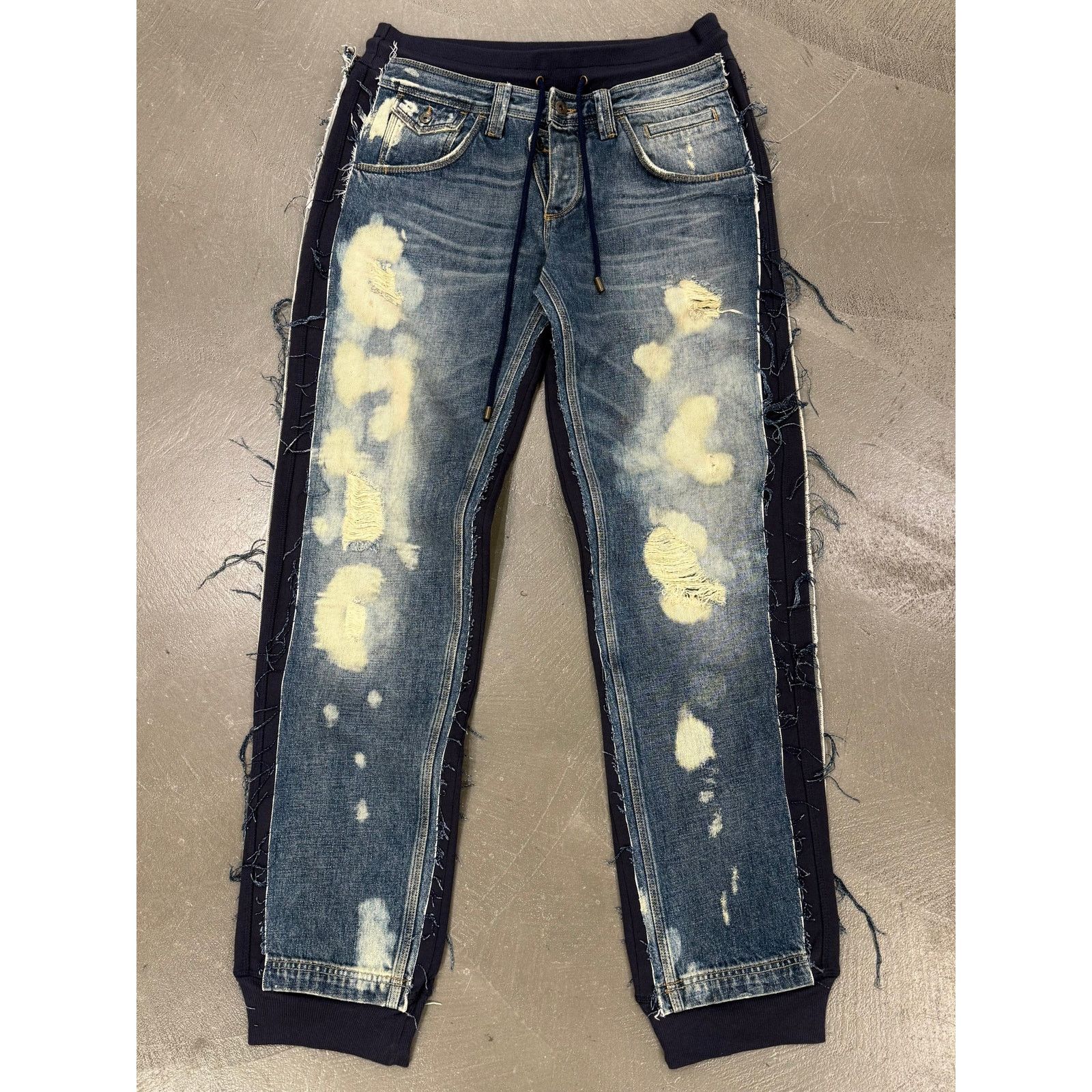 Dolce & Gabbana 2000s Dolce & Gabbana hybrid denim sweatpants Size US 32 / EU 48 - 1 Thumbnail