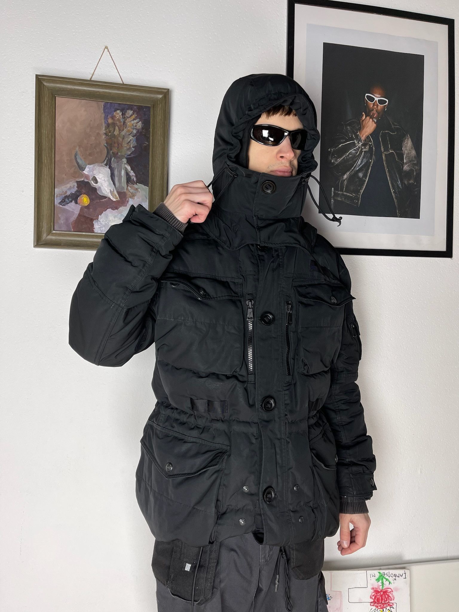 Polo Ralph Lauren Vintage Polo Ralph Lauren Puffer Down Hood utility Jacket RL Size US XL / EU 56 / 4 - 13 Thumbnail