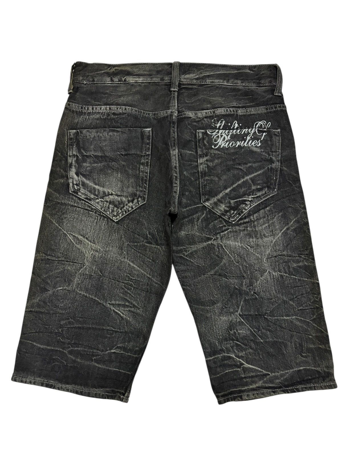 Japanese Brand Vtg Wild Life Japan Short Jeans Size US 34 / EU 50 - 2 Thumbnail