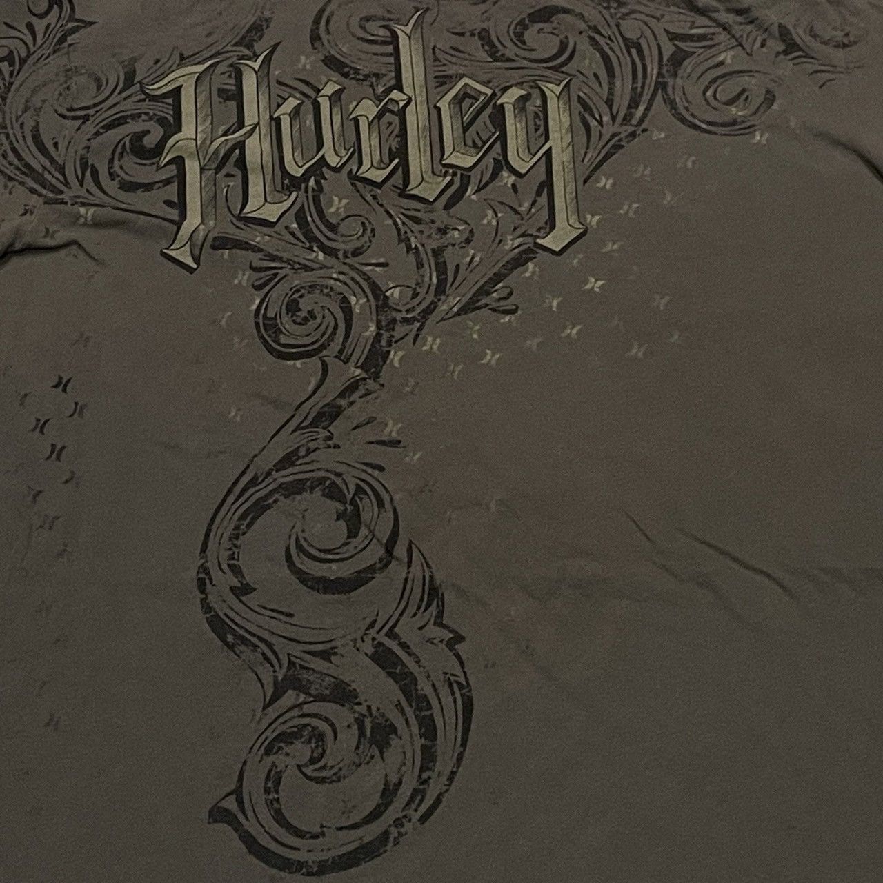 Affliction × Hurley × Tapout Rare Hurley Wings Cross Tee Y2K Affliction Style Size US XL / EU 56 / 4 - 2 Thumbnail