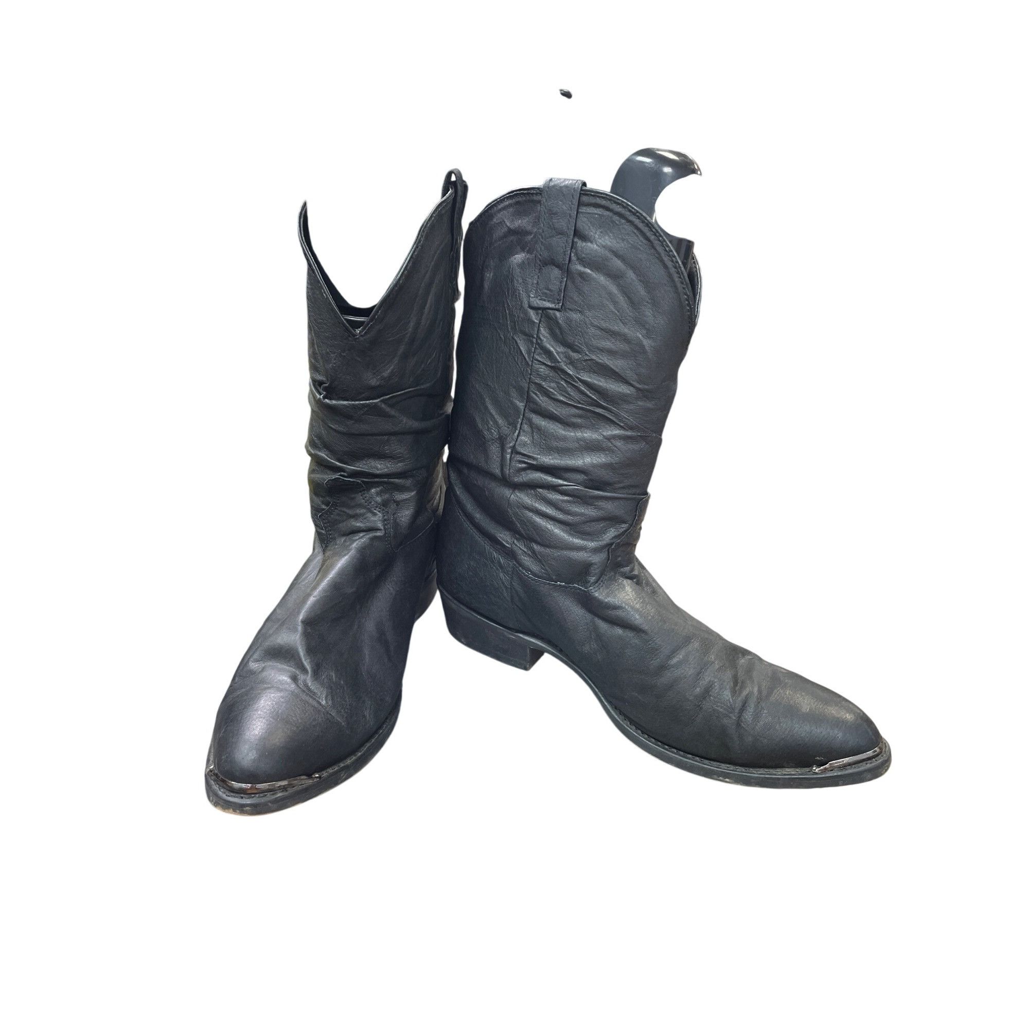 Other Dingo Mens Black Leather Mid-Calf Western Boots Size 13E SKU Size US 13 / EU 46 - 1 Thumbnail