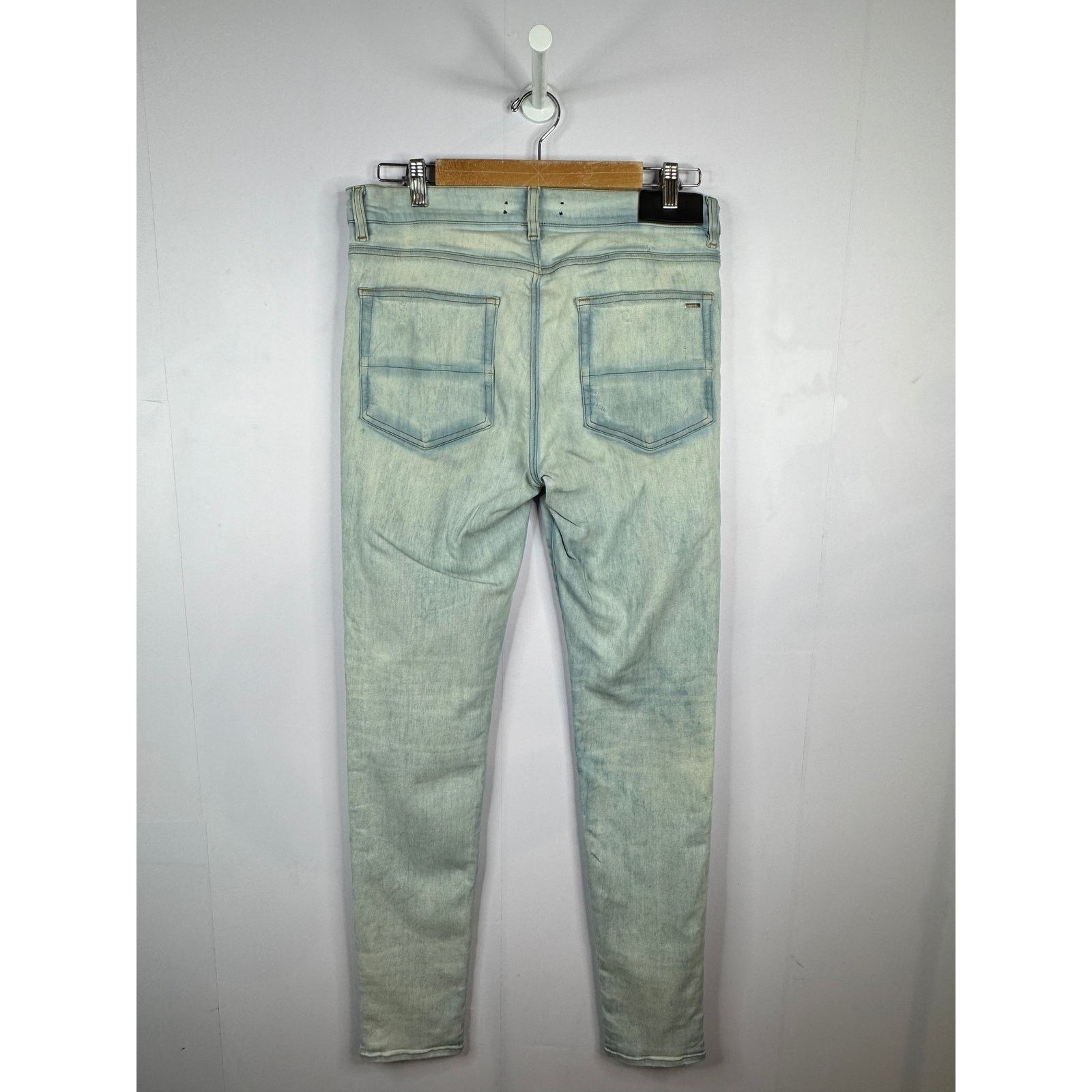 Amiri Amiri Plain Light Wash Blue Jeans Size US 34 / EU 50 - 3 Thumbnail