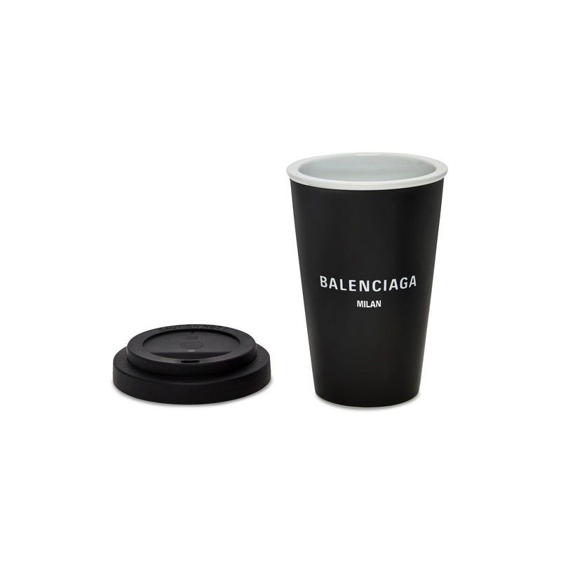 Balenciaga o1bcso1str0825 Size: OS / Coffee Cup Milan in Black Size ONE SIZE - 3 Thumbnail