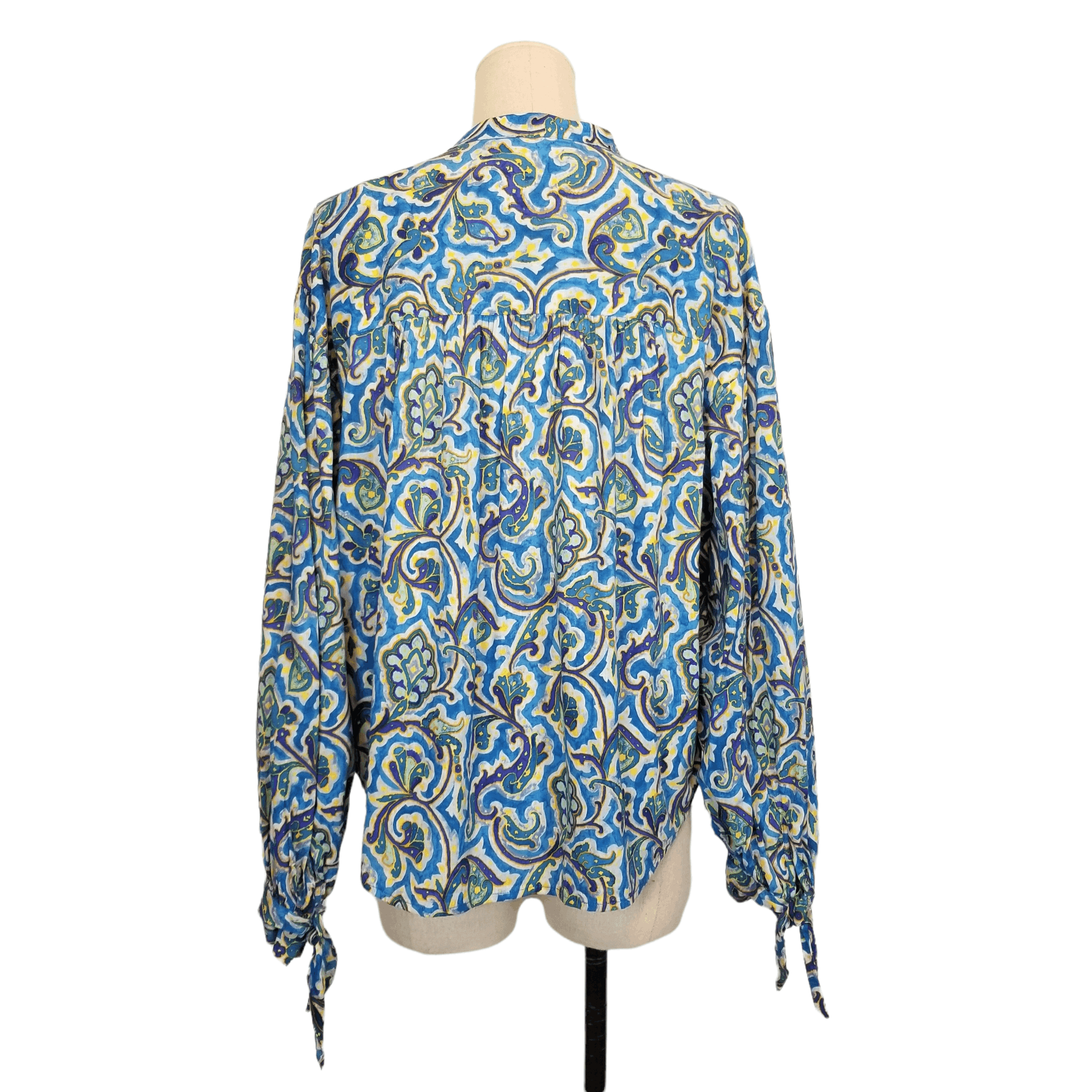 Anthropologie Maeve "Ashleigh" Puff Sleeve Blouse Size M / US 6-8 / IT 42-44 - 4 Thumbnail