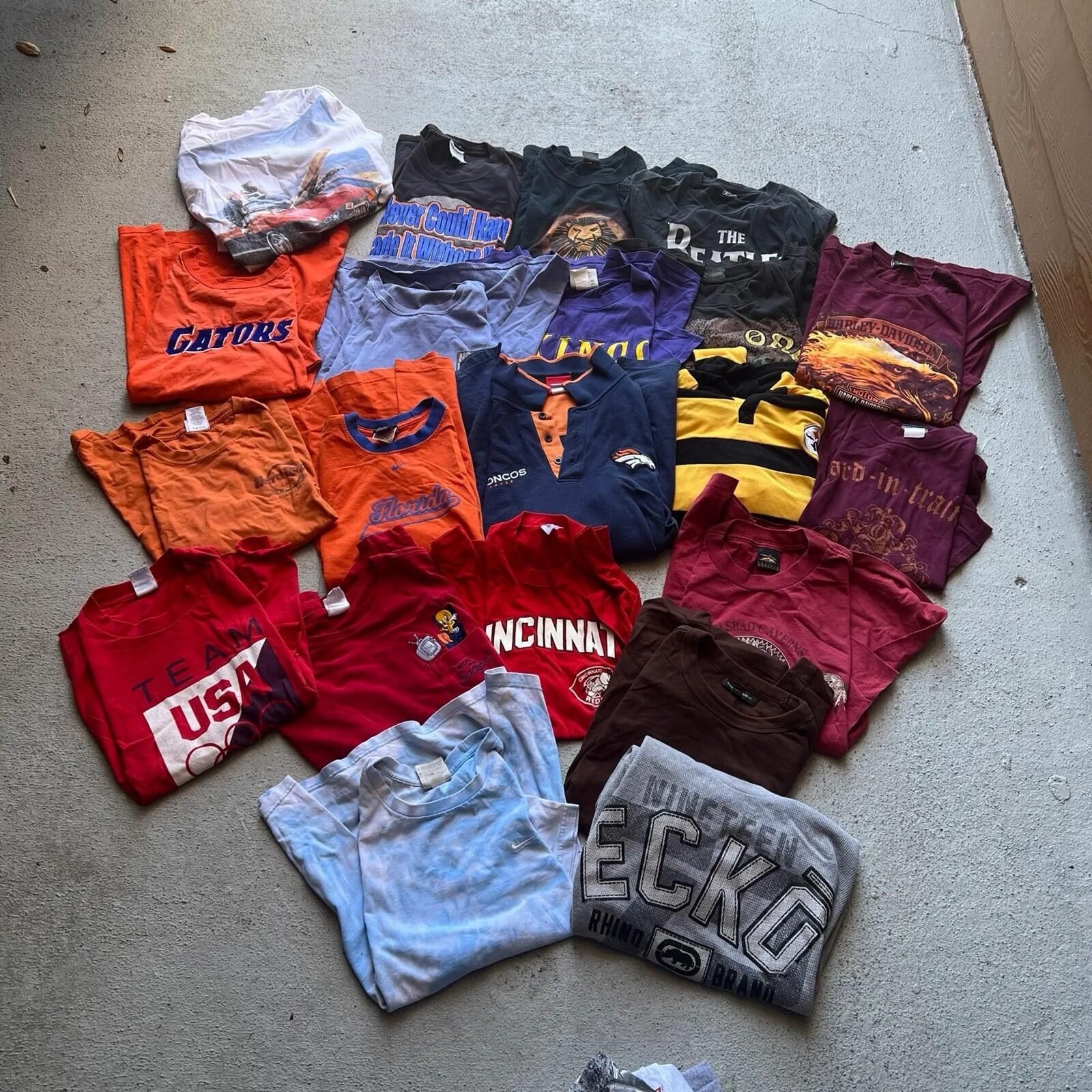 Other Vintage Graphic Tee Shirt 15 Pc Mystery Bundle Harley Sports Size US M / EU 48-50 / 2 - 2 Thumbnail