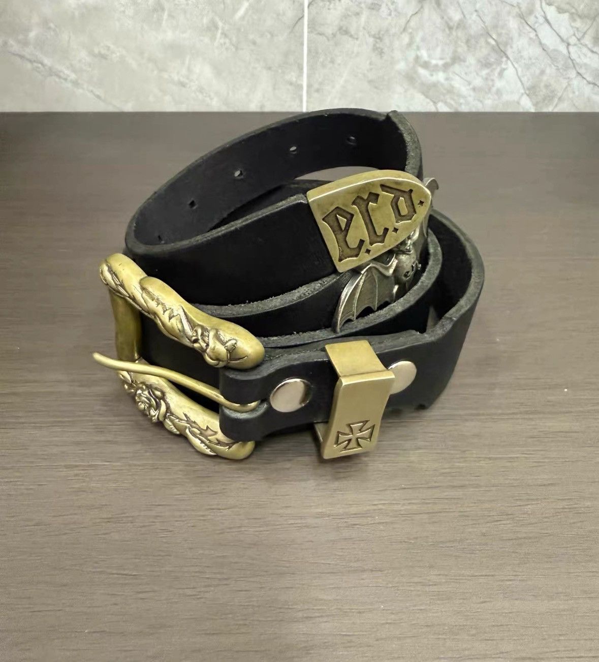 Enfants Riches Deprimes ERD 24SS Rose Buckle Bat Belt 2407-Nextarrow Size ONE SIZE - 2 Thumbnail