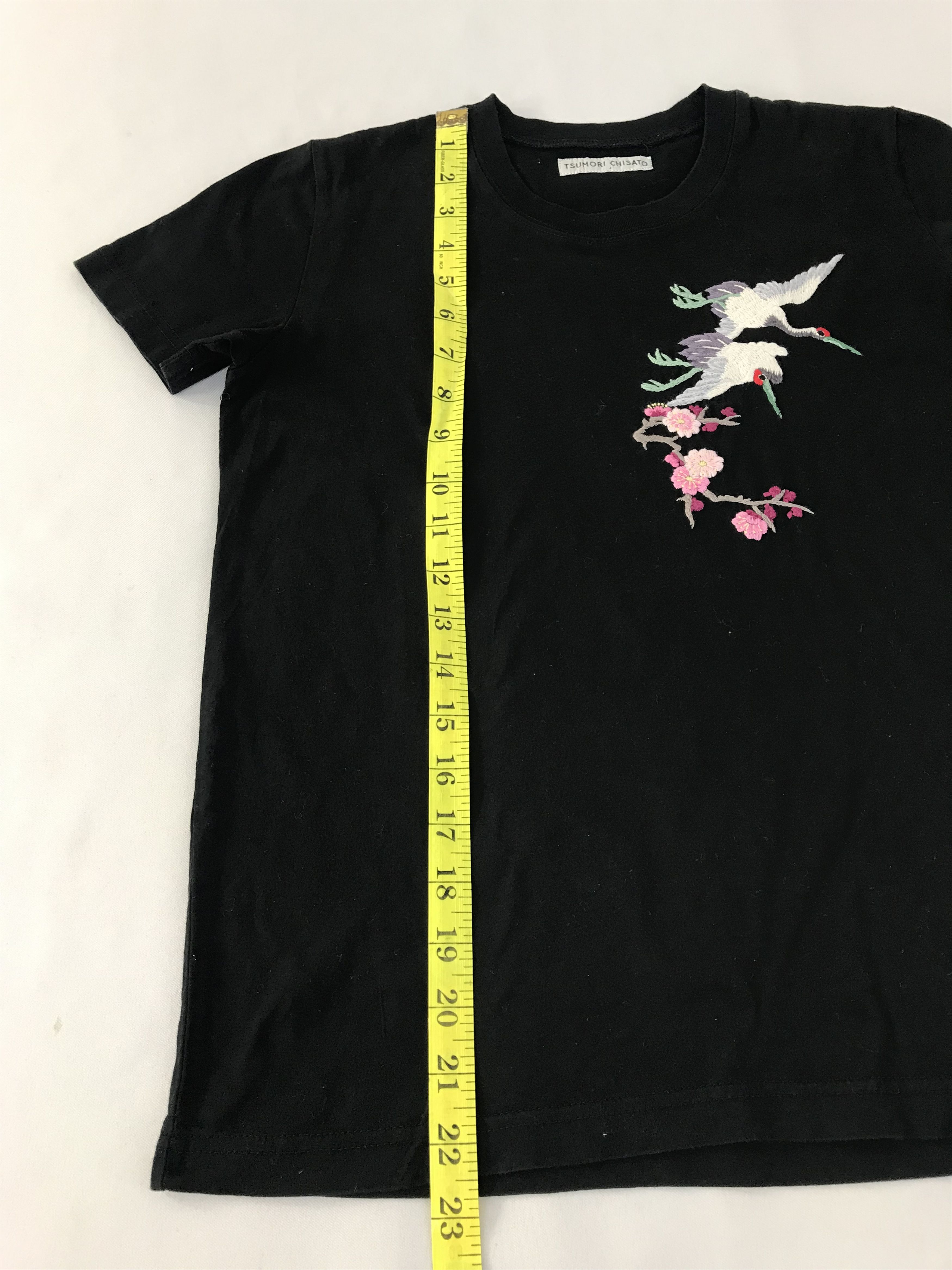 Tsumori Chisato Tsumori Chisato Issey Miyake Embroidery Bird Logo Tee Size S / US 4 / IT 40 - 9 Thumbnail