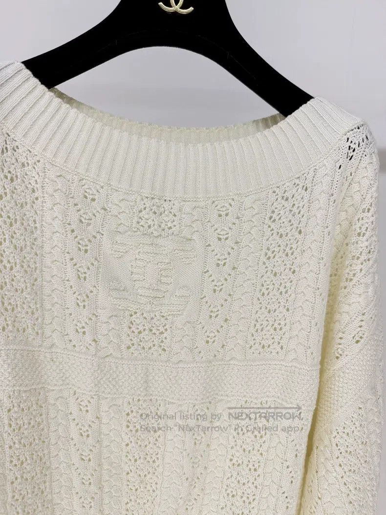 Chanel Chanel Beach series, one-line collar, medium-sleeved sweat Size S / US 4 / IT 40 - 2 Thumbnail