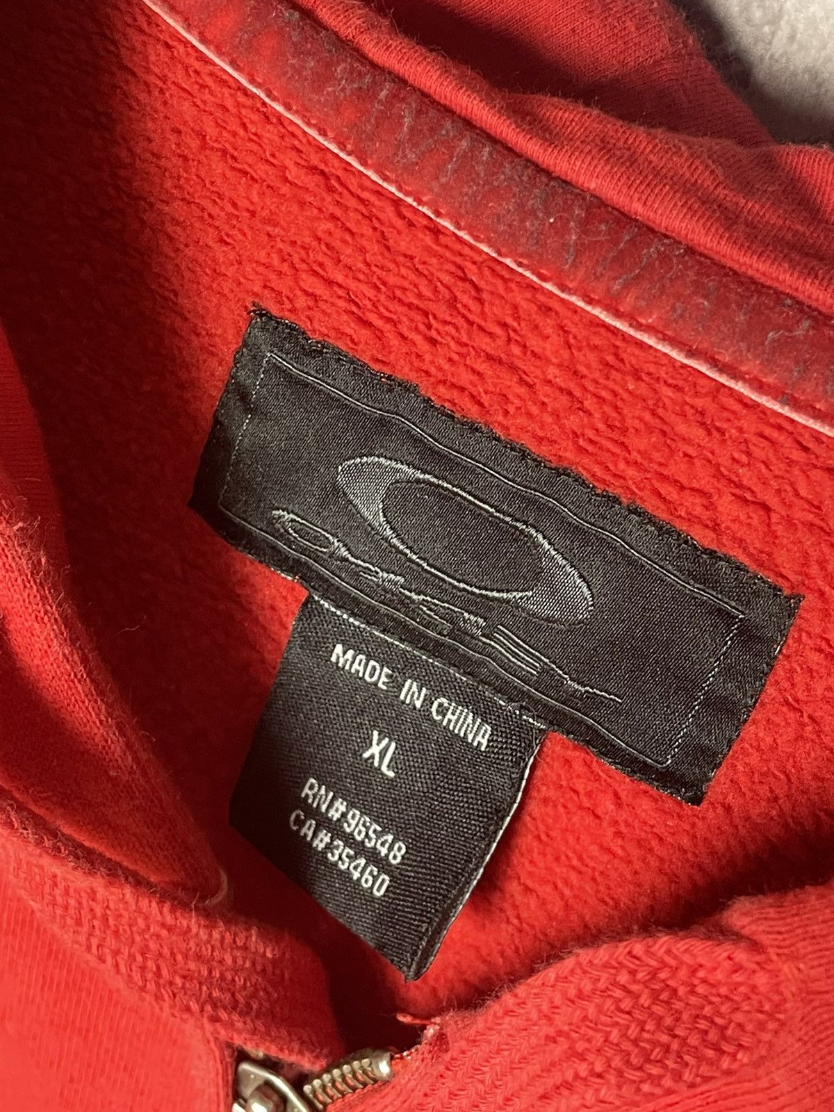 Oakley × Vintage Oakley Vintage Hoodie 2000s Y2K Big Logo Style Retro Size US XL / EU 56 / 4 - 8 Thumbnail