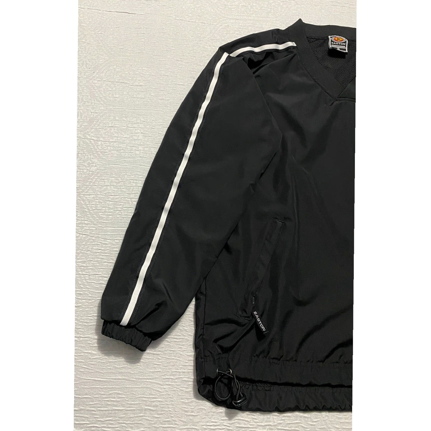 Vintage Easton Jacket Mens Size S Pullover Windbreaker Black White Stripe Size US S / EU 44-46 / 1 - 5 Thumbnail