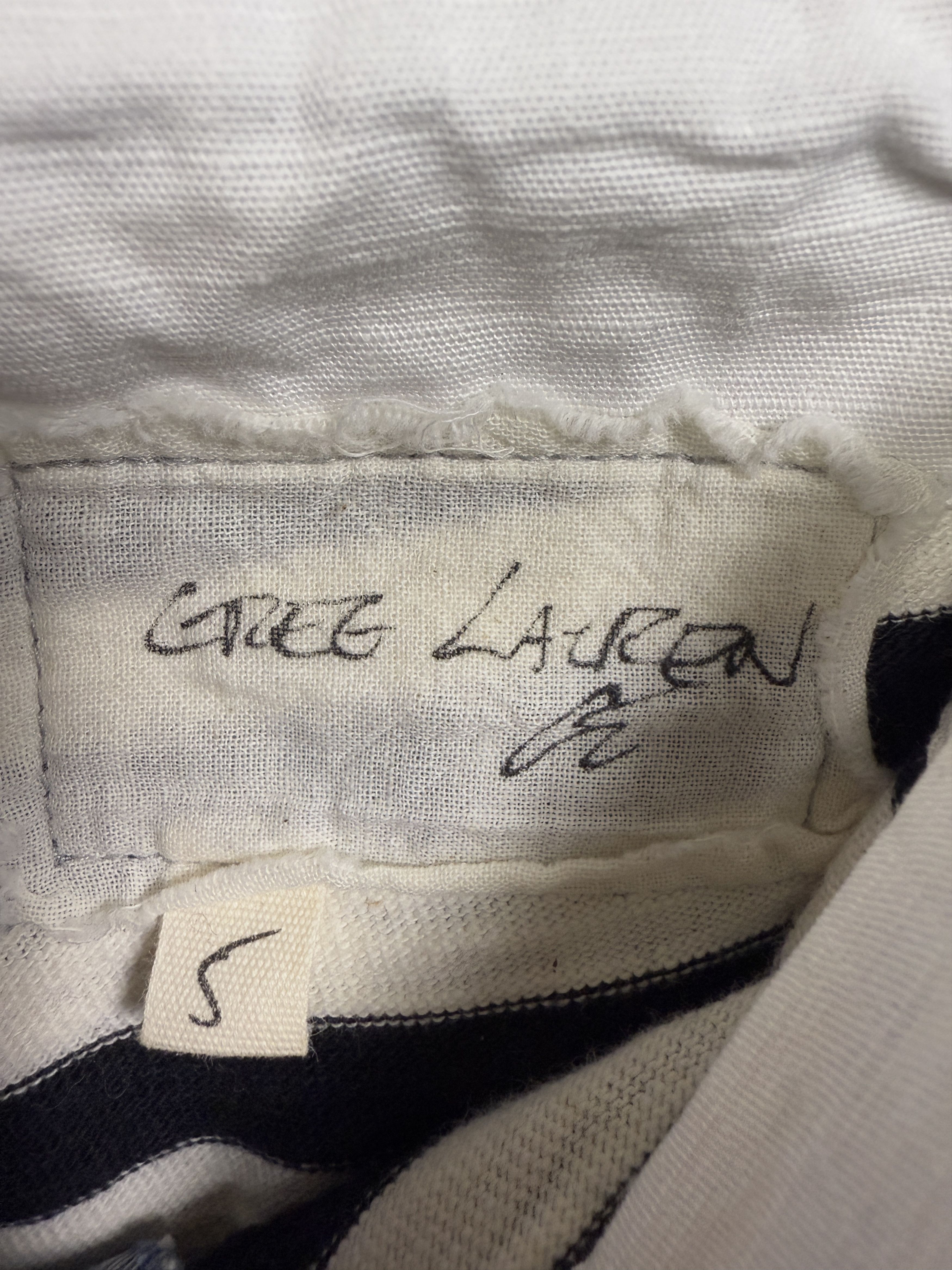 Greg Lauren Greg Lauren Denim/ Stripe Wide Leg Lounge Zip Pants Size US 42 / EU 58 - 9 Thumbnail